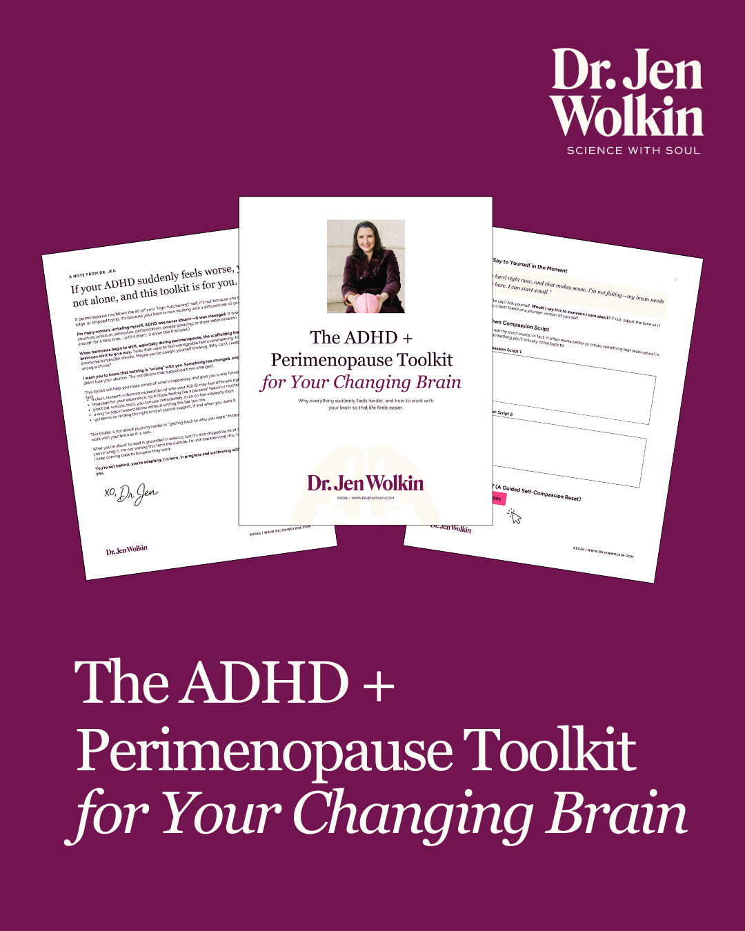 The ADHD + Perimenopause Toolkit for Your Changing Brain
