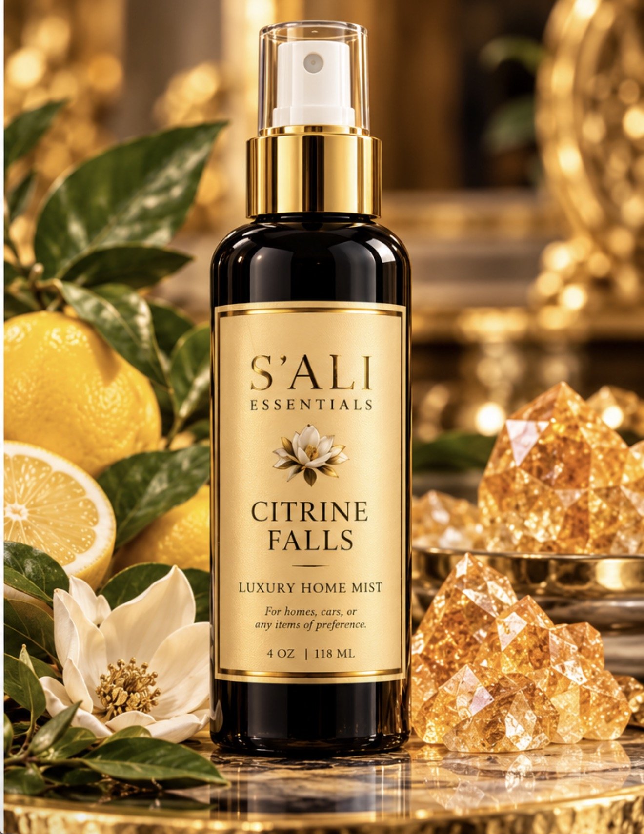 Citrine Falls Home Mist Spray—4 oz