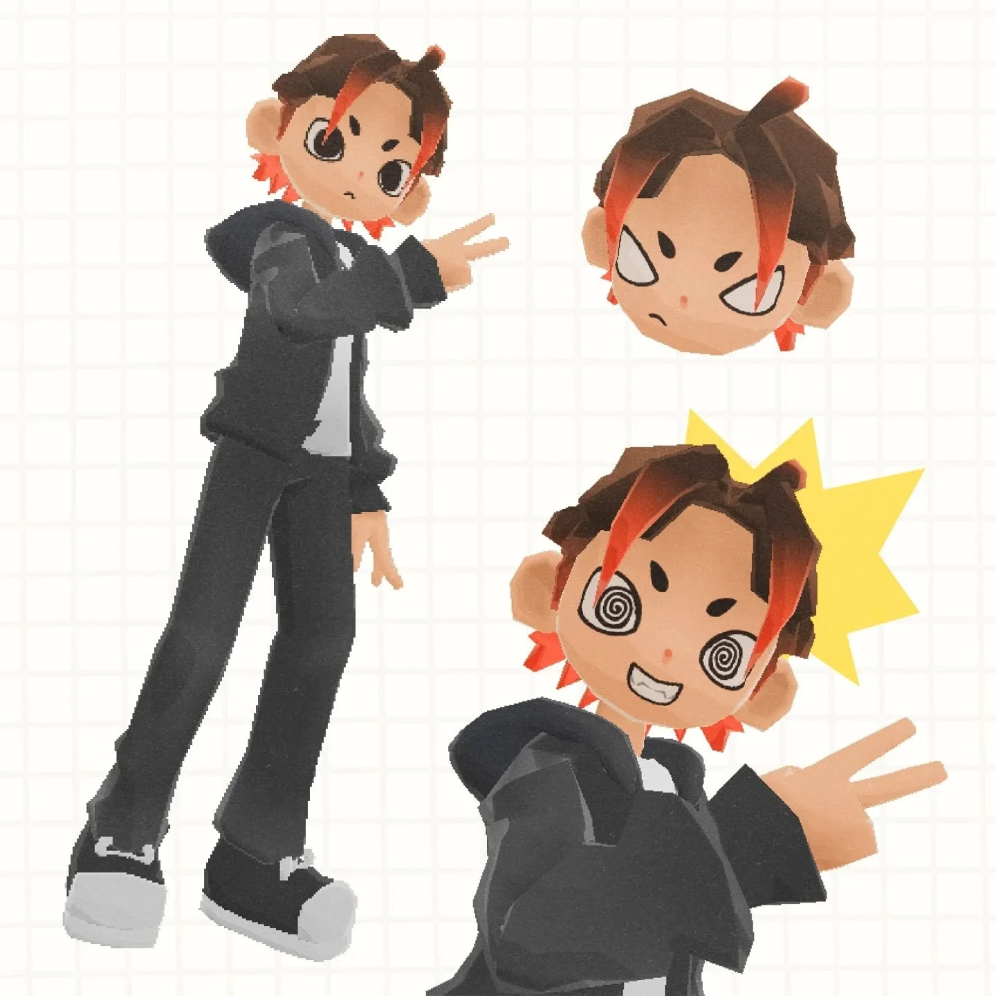 Character for @thatoneplatform_ 💥

Although it was super fun to create a more realistically proportioned 3D character, it was perhaps even more fun creating a fully modelled scene! This was beyond anything I'd ever created before, so there was a lot