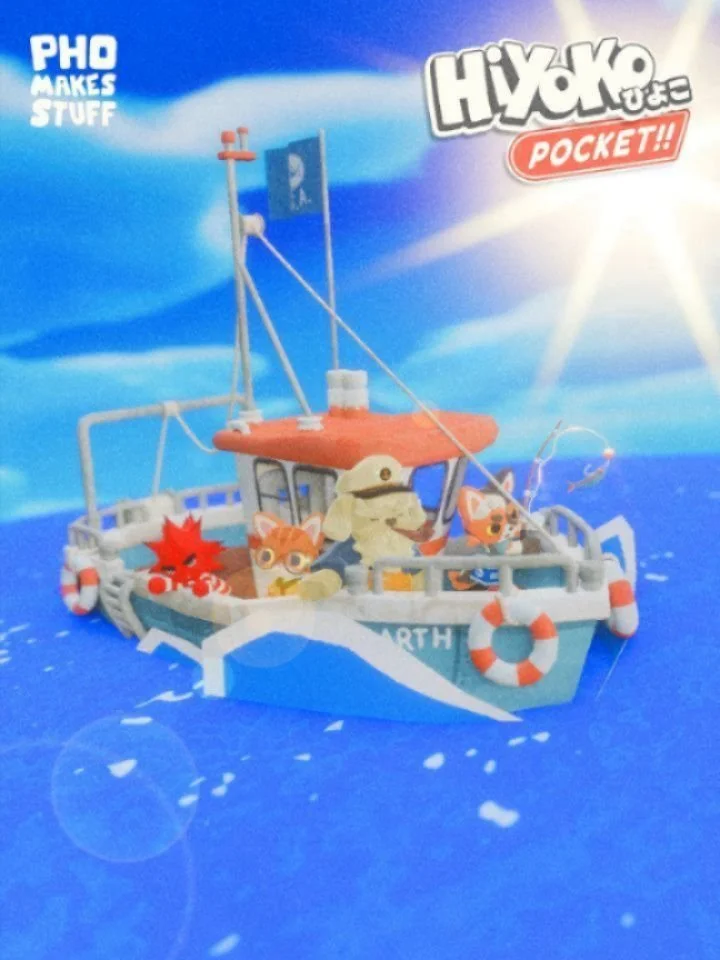 Sail the seas with captain Seadog! 🌊

Hiyoko Pocket! Issue 4 is out now! Jump into this issue and sail the seas with two new character reveals for my game: Fish Stick Academy!! It was super fun creating this little promo animation to celebrate it's 