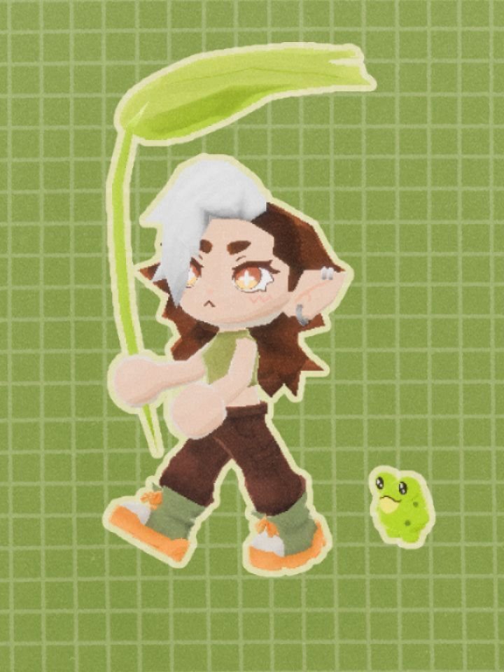 Character for @juicydripdrops 🌱

I had the pleasure of creating a lil 3D version of Phoebe's character, and it was so much fun! The design is so cute, so bringing this into the 3rd dimension was really rewarding (especially when it came to making th