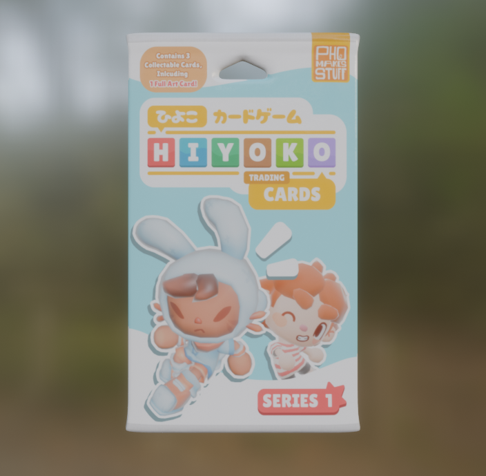 Card packaging // front view