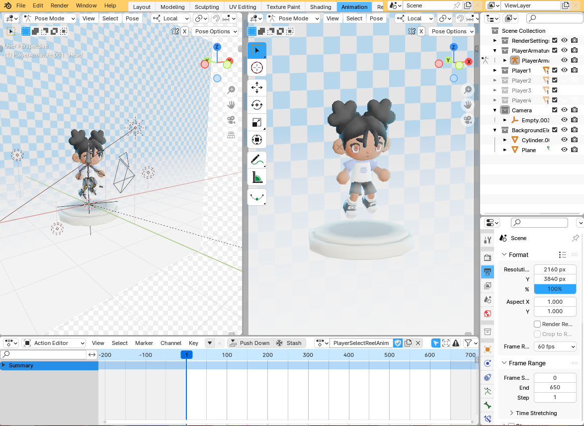 Player Designs // Viewport