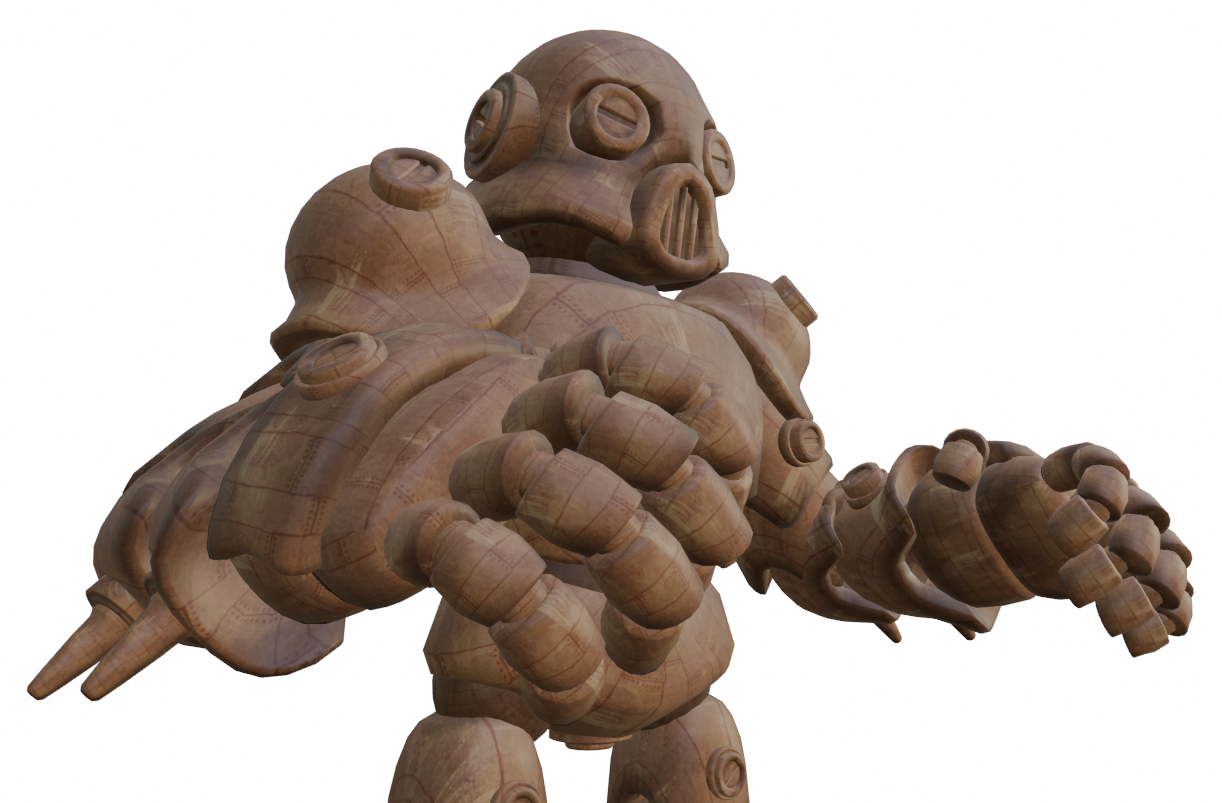 Final design with textures