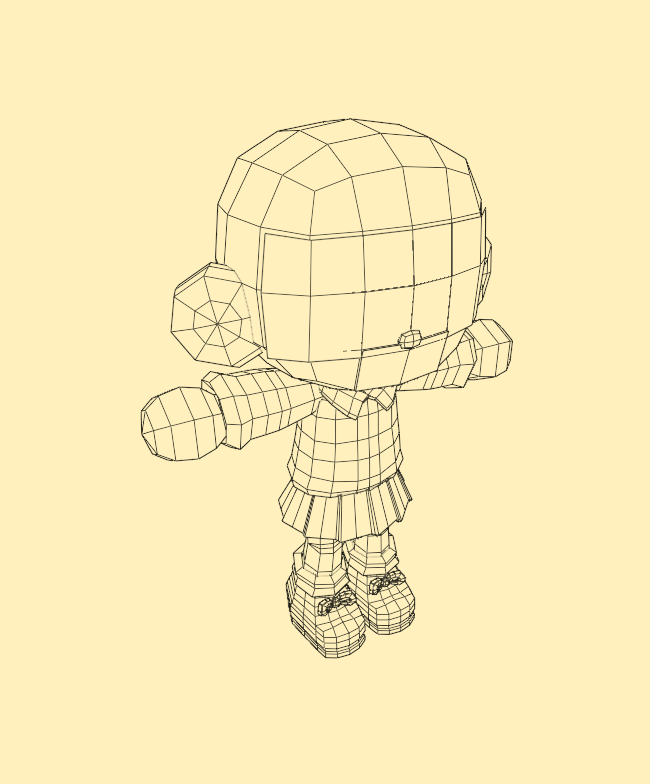 Player variation no. 2 // Early Wireframe