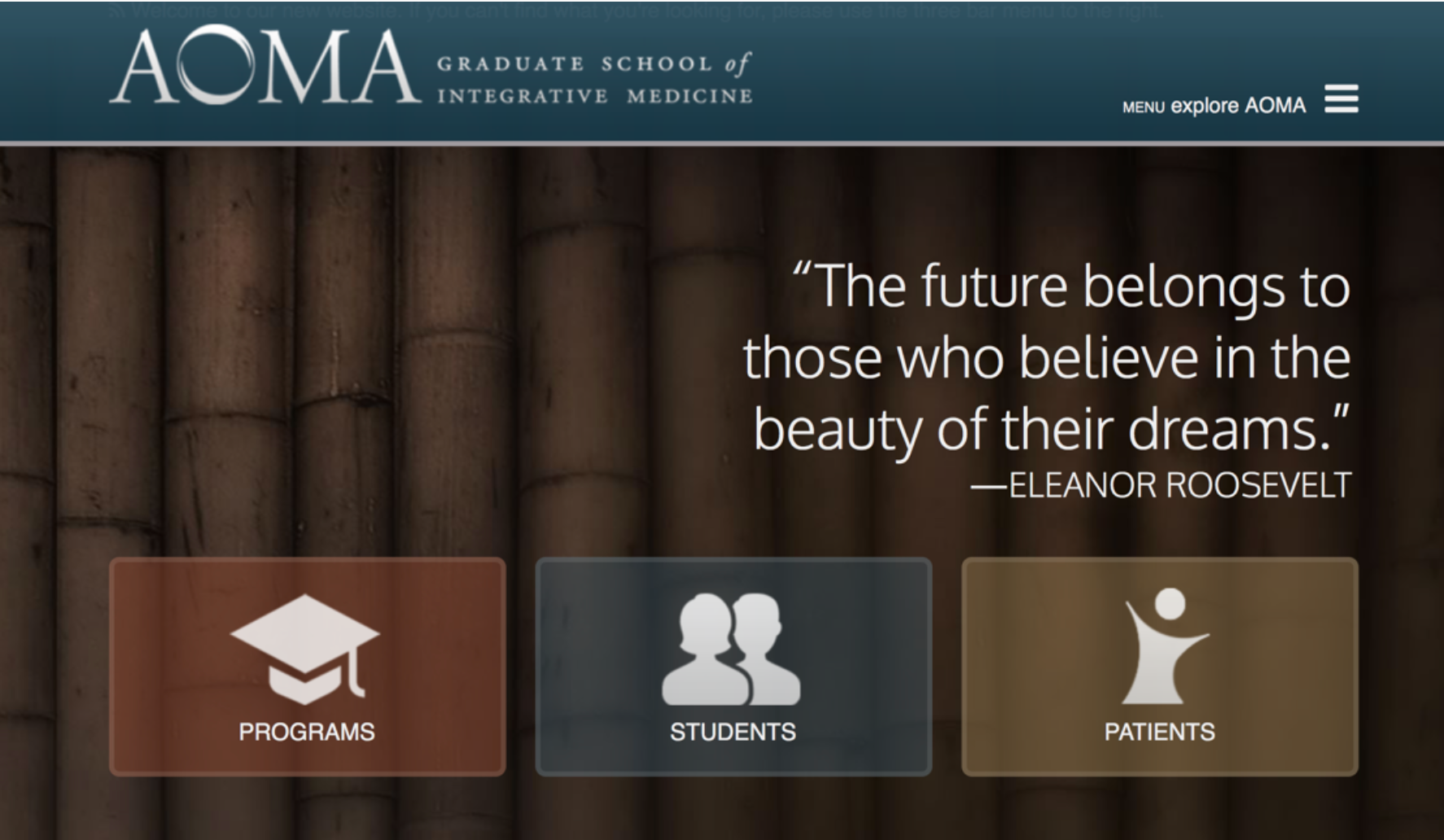 ⇧ AOMA website before UX enhancements (Copy)