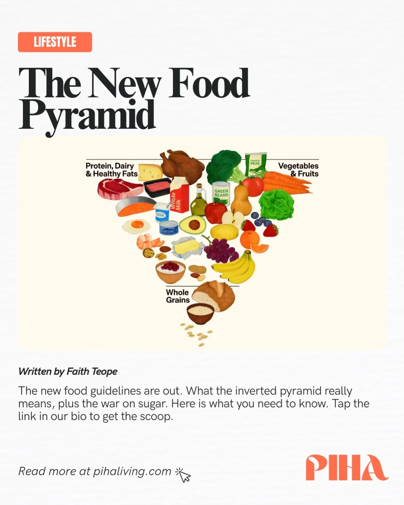 New dietary guidelines have been announced by Health Secretary Robert F, Kennedy Jr, essentially inverting the old pyramid. Promoting whole foods, protein, and fats, while calling out the dangers of highly processed foods &ldquo;laden with refined ca