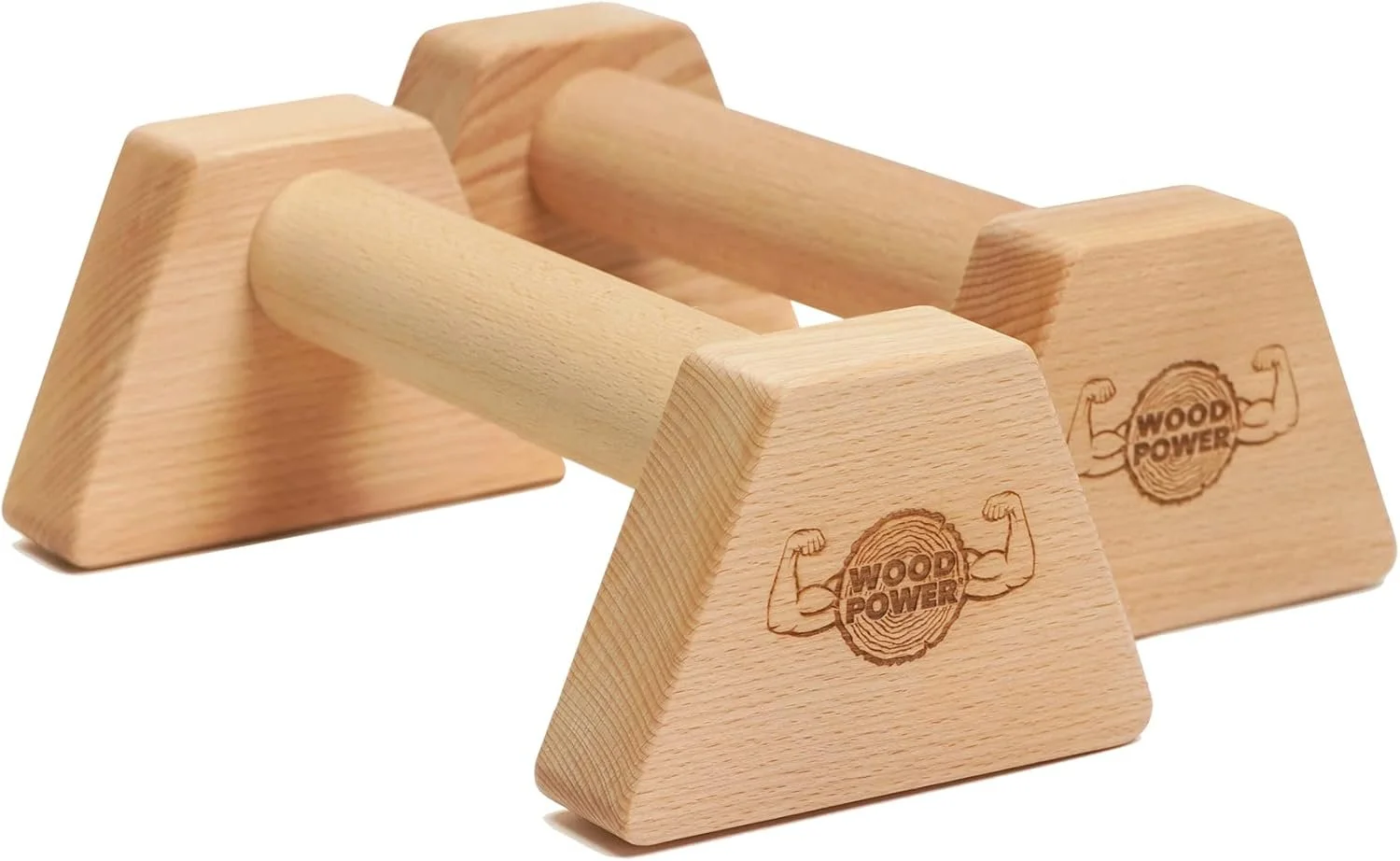 Wooden Parallettes Push-up bars and Handstand Trainer