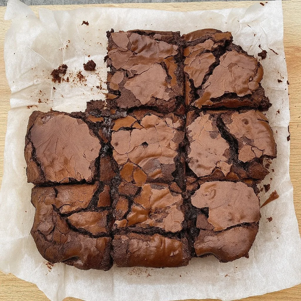 TRIPLE CHOCOLATE BROWNIES