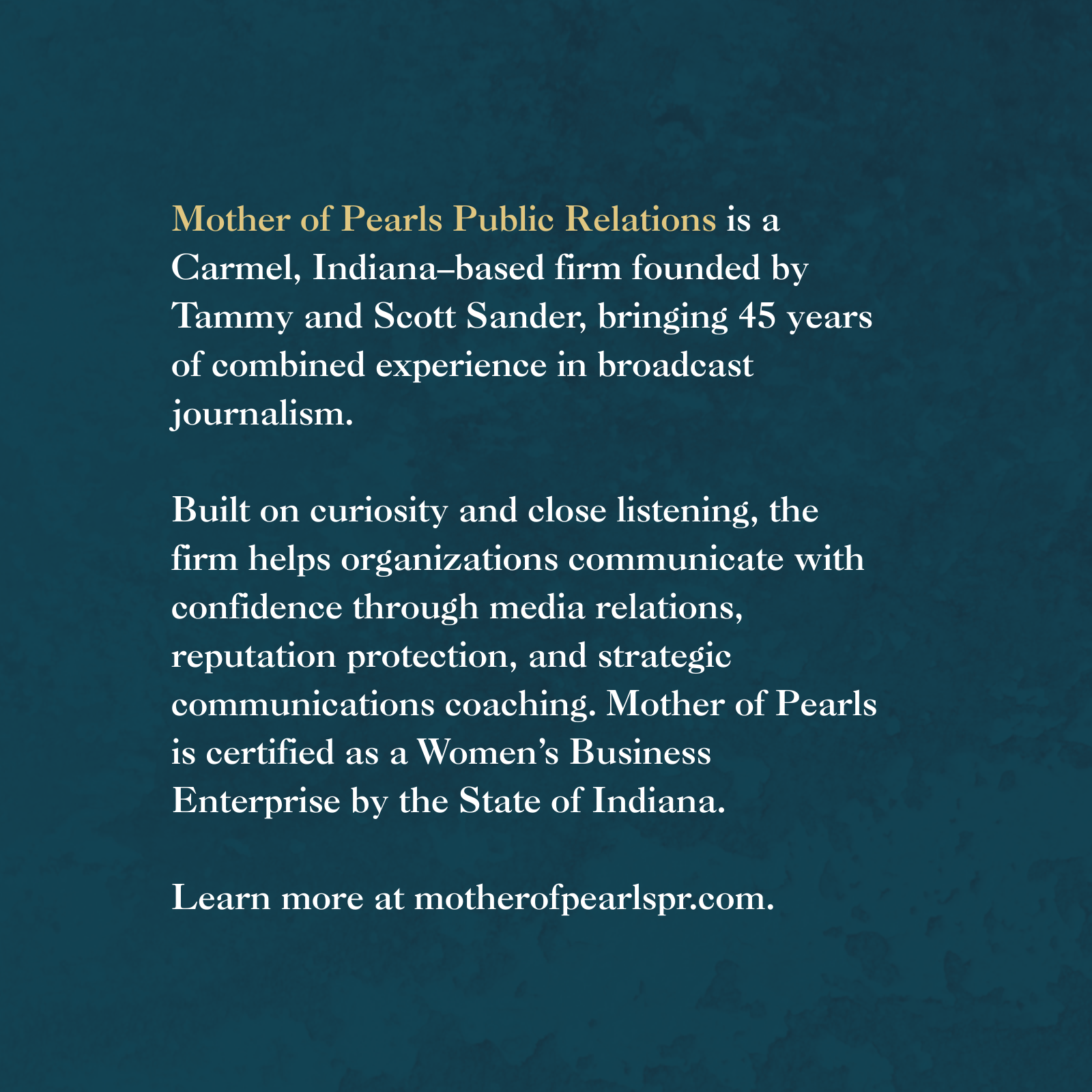 Mother of Pearls Introduction