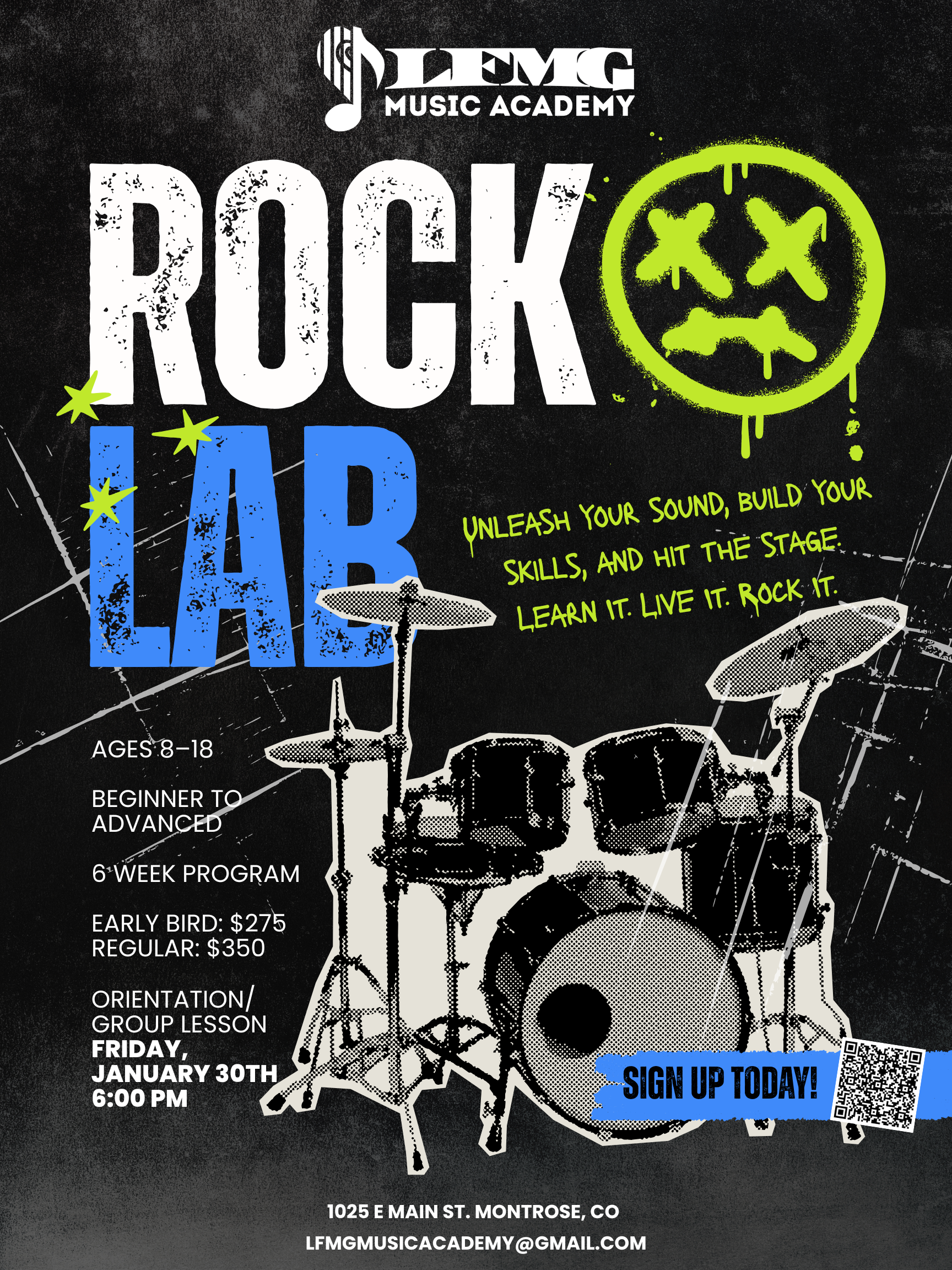 Black and Blue Grunge Rock Music Festival Poster .png