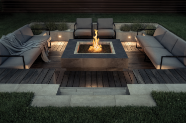 Gold package outdoor fire pit