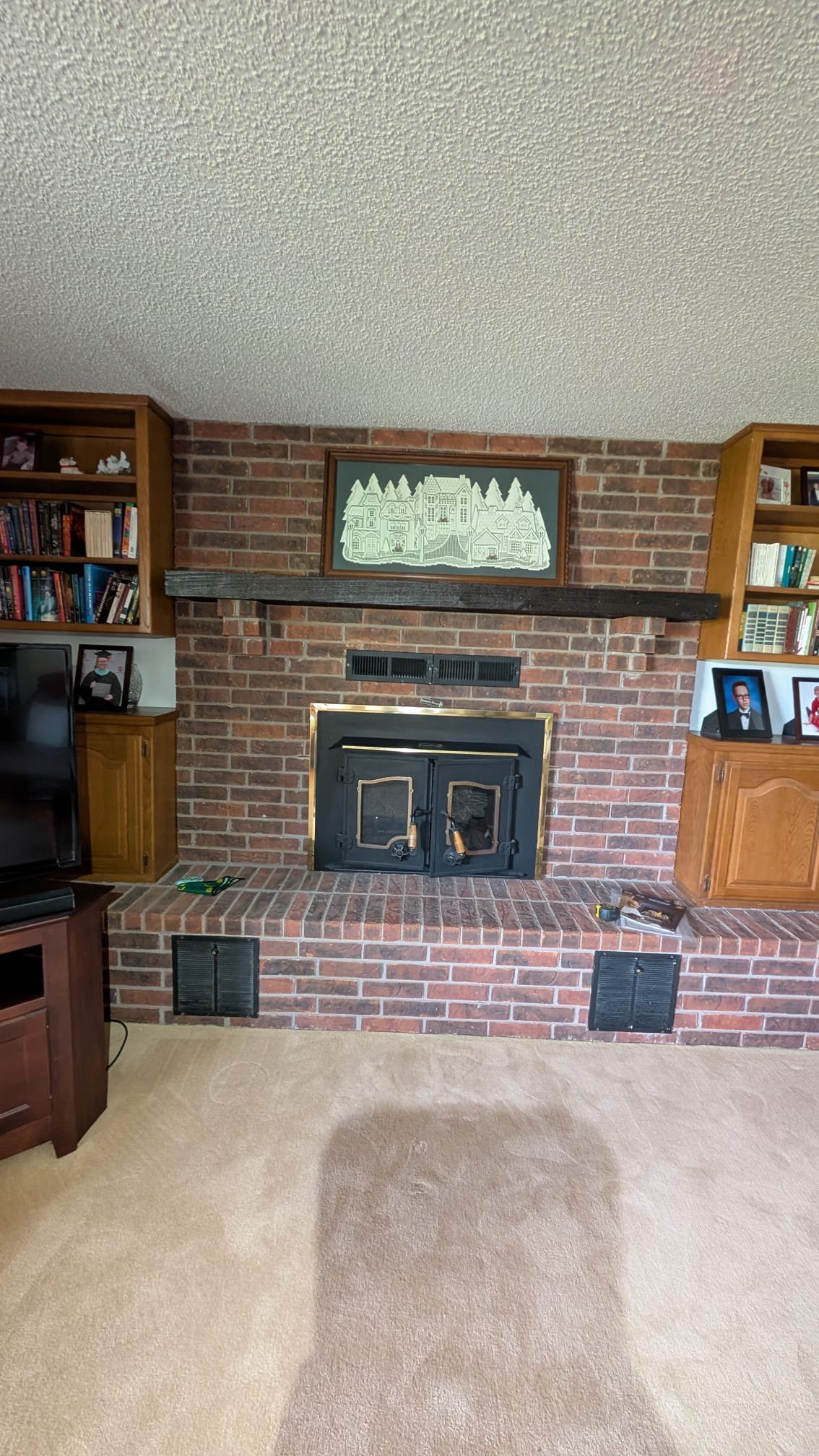 Gas insert before upgrade