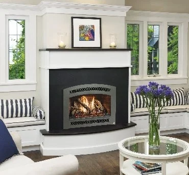 Gold package indoor fireplace