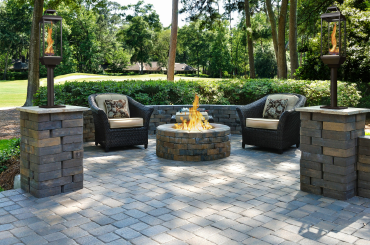 Bronze package outdoor fire pit