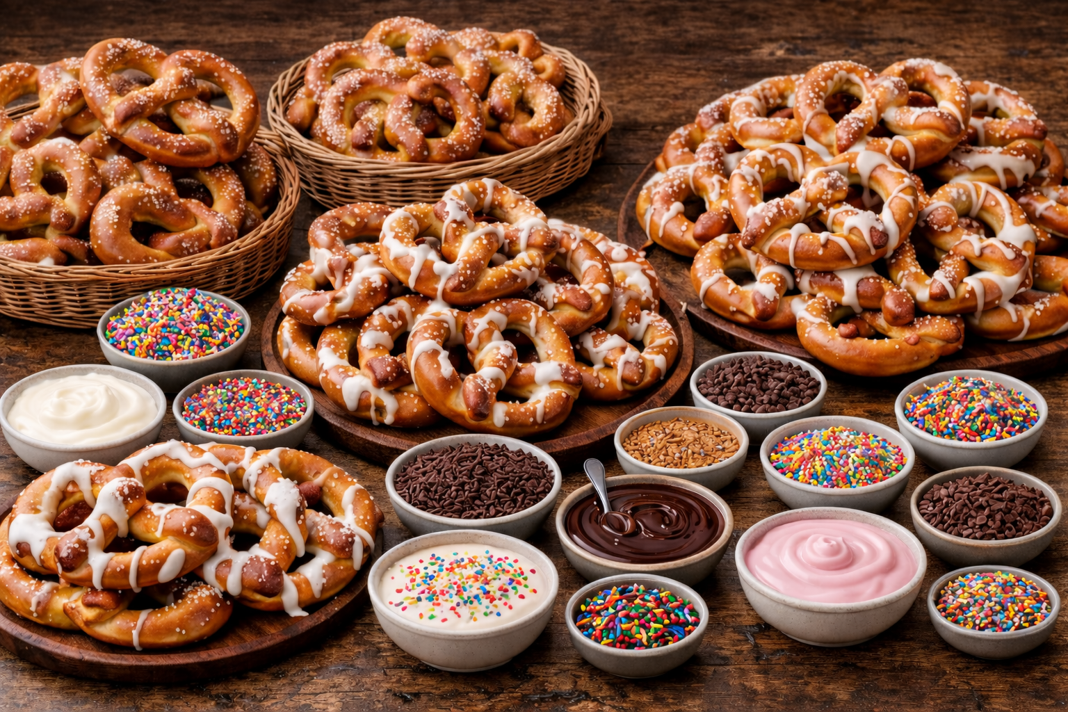 Astral Spirit Food Offering- Assorted Pretzels & Toppings