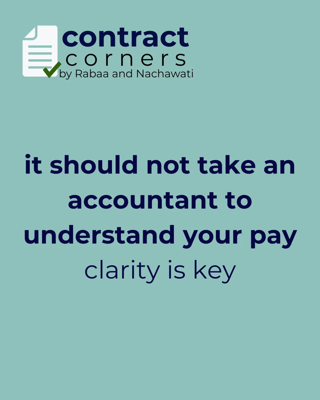 ⚠️ Your compensation structure shouldn&rsquo;t require an accountant to understand. If it takes complex formulas, unclear percentages, or multiple layers of calculations just to figure out what you&rsquo;re getting paid, that&rsquo;s a red flag. Your