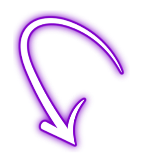 Purple arrow pointing downward in a looped, curved shape.
