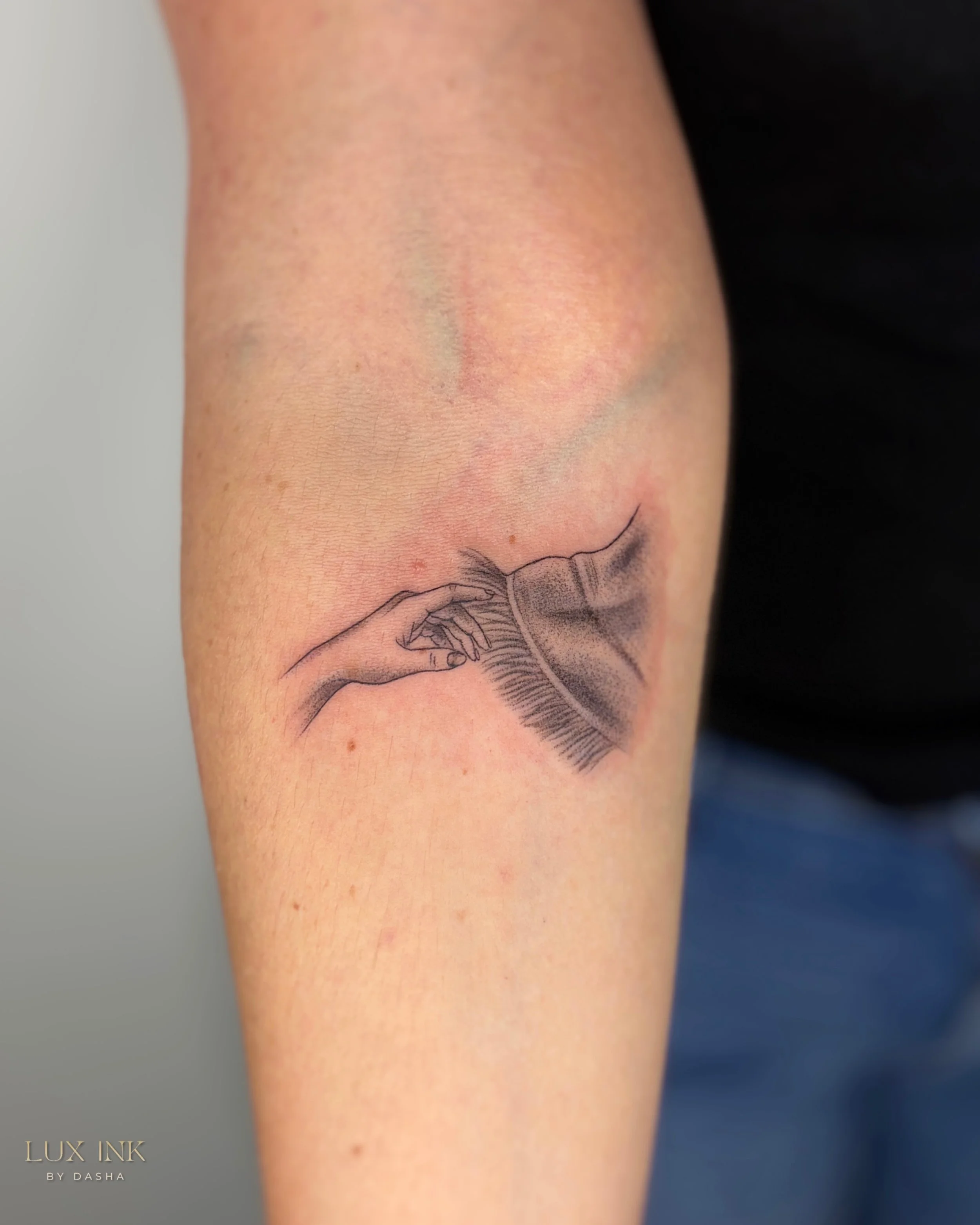 Soft shading tatttoo in Savannah