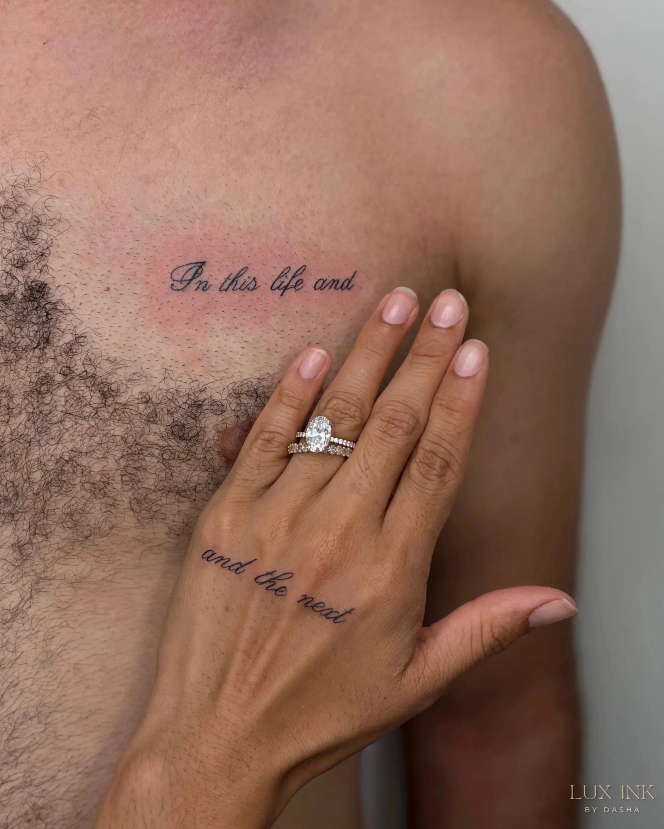 Couple tattoo, spouse tattoos. Matching tattoos