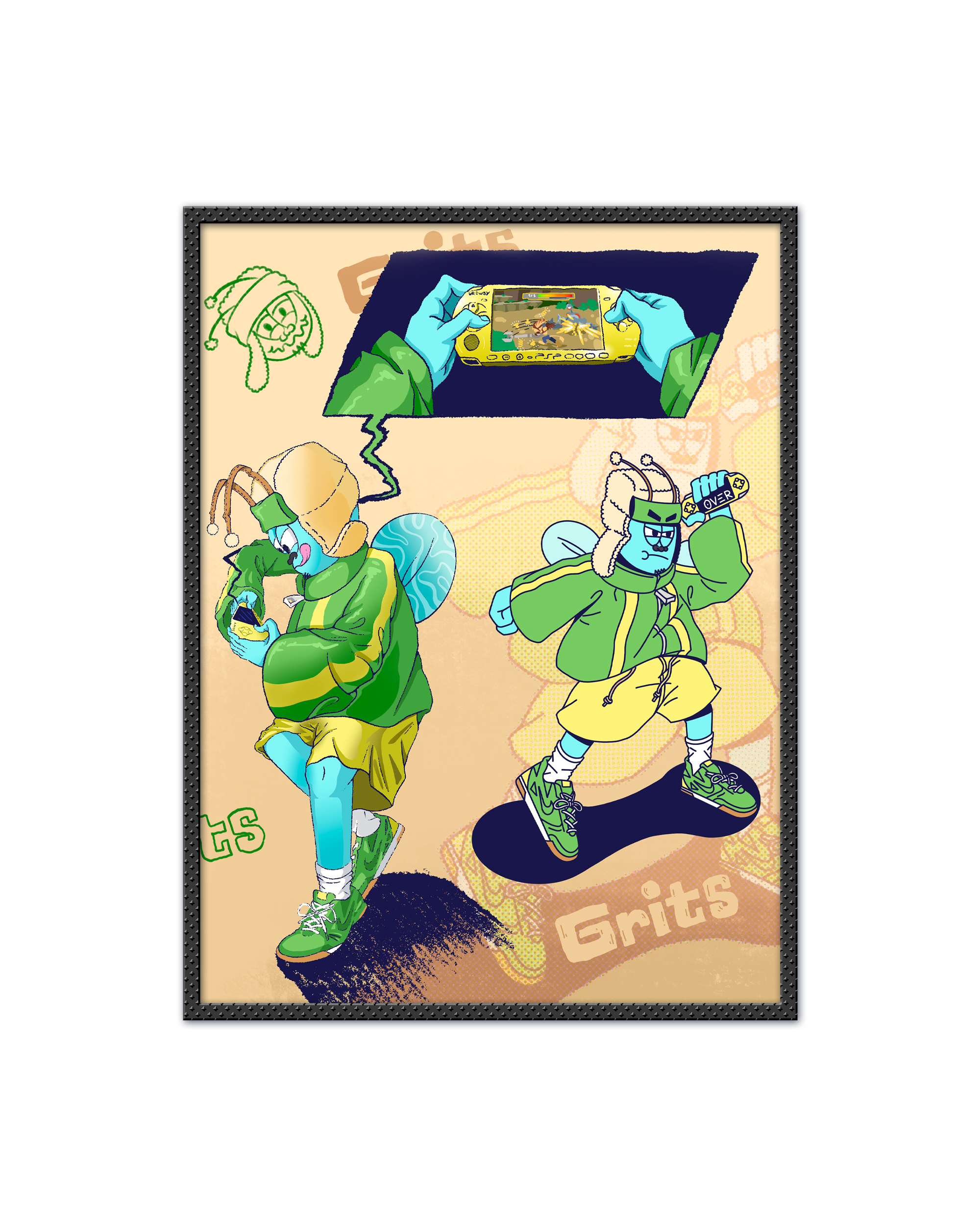 "Grits" Print