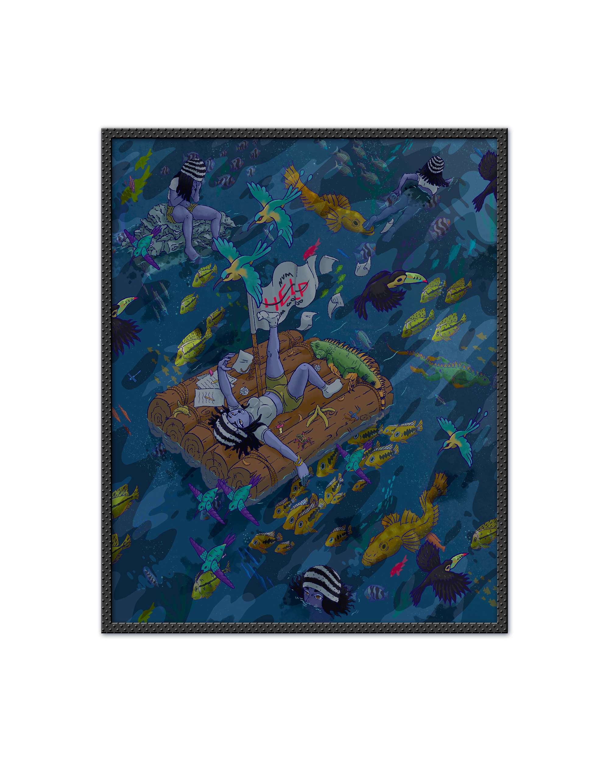 "I wish being here could be simple" PRINT