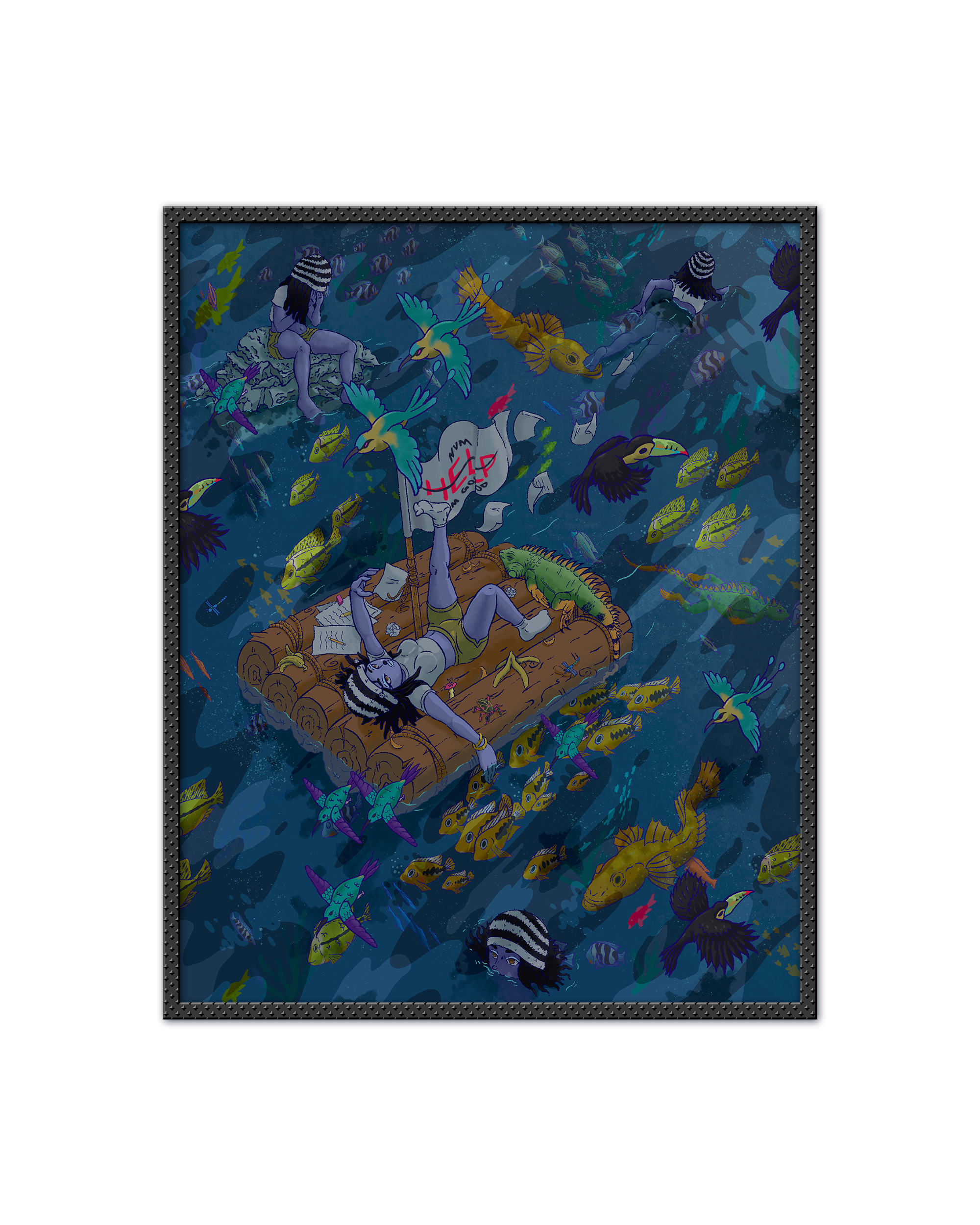 "I wish being here could be simple" PRINT