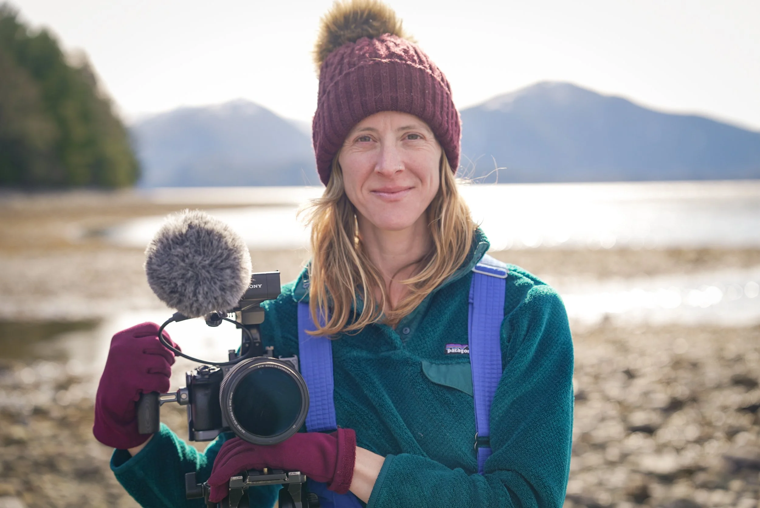Headshot of Kika Tuff Ph.D. on a beach in Sitka, Alaska