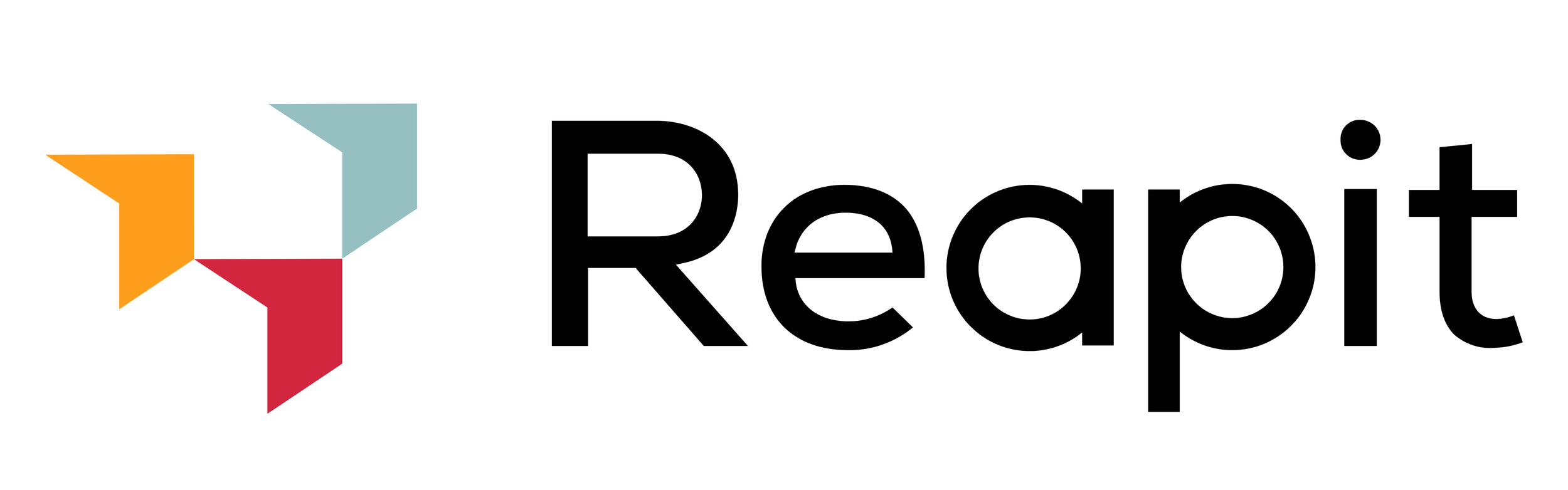 Reapit logo with colourful geometric shapes and the word 'Reapit' in bold black letters.