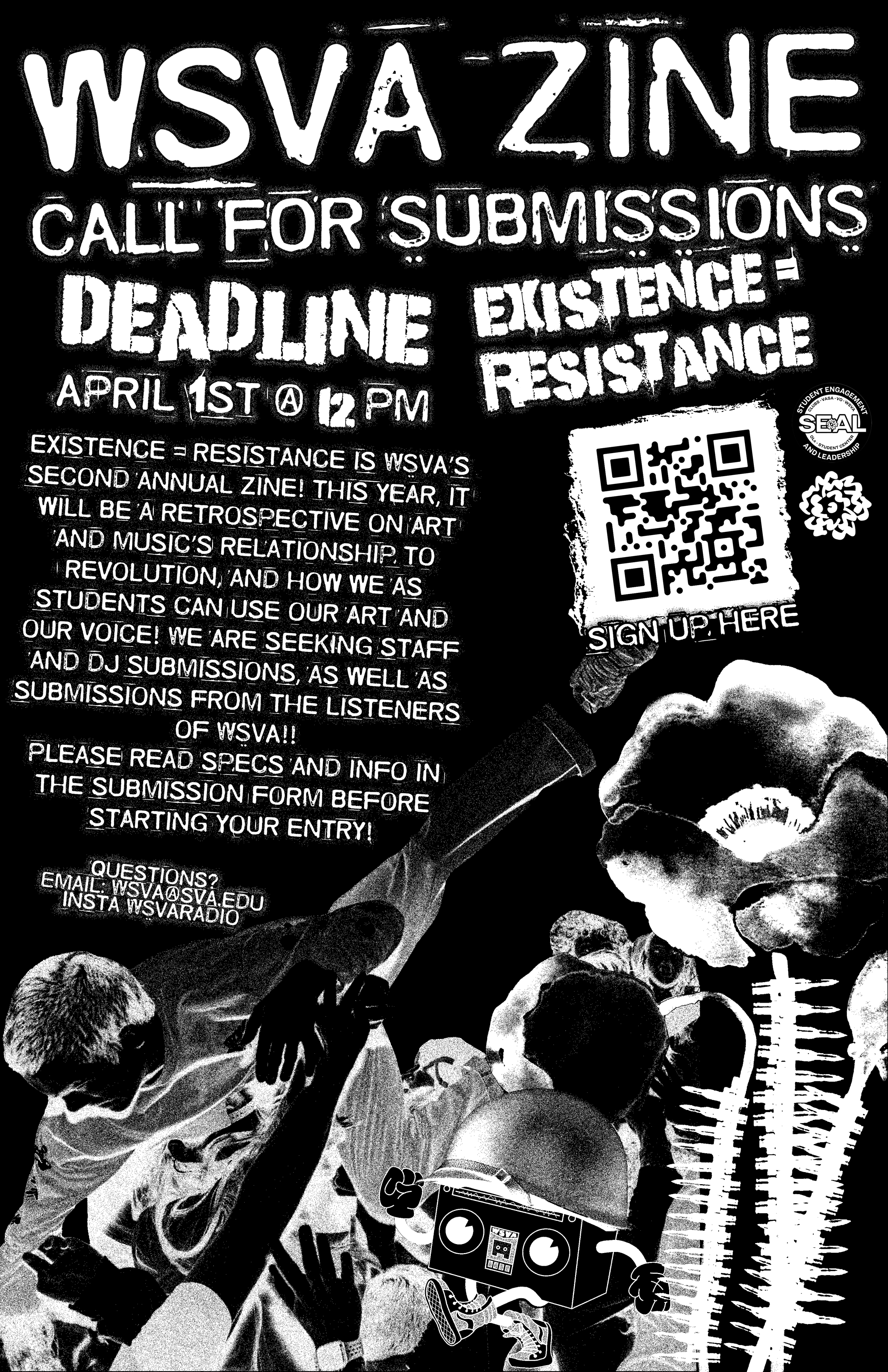 WSVA ZINE SUBMISSION POSTER