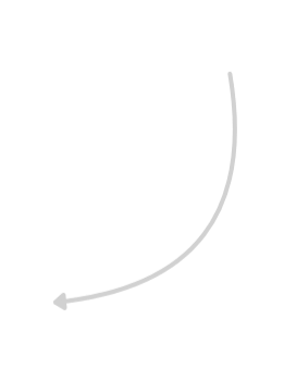 A black silhouette of a human head in profile view with an arrow indicating a brain or thought process inside the head.