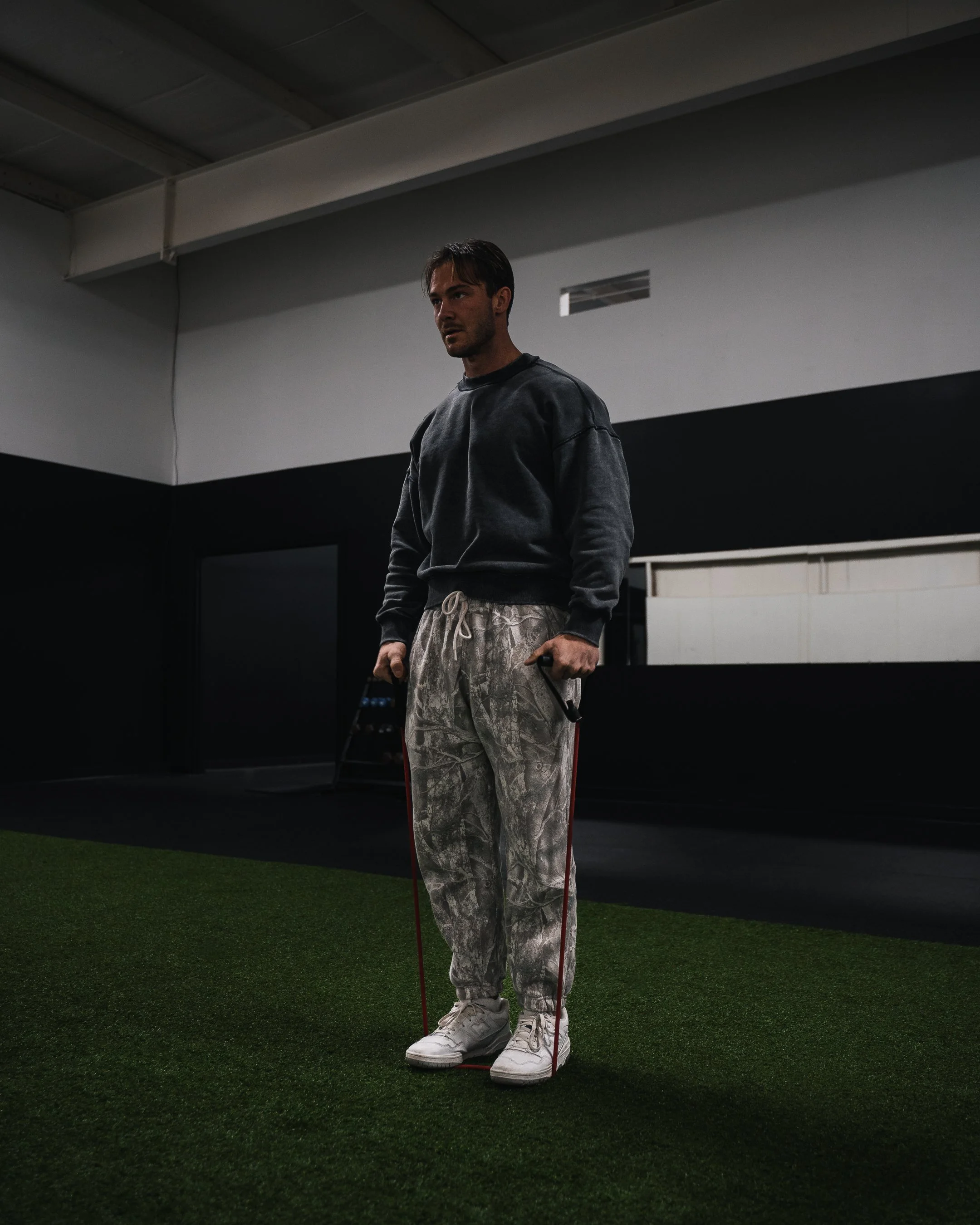 Fitness lifestyle photoshoot highlighting athletic performance, photographed by Spenser Omans.