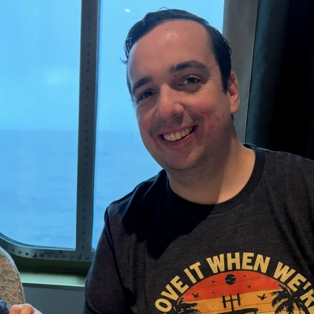 alex bleiweis on a royal caribbean cruise main dining room