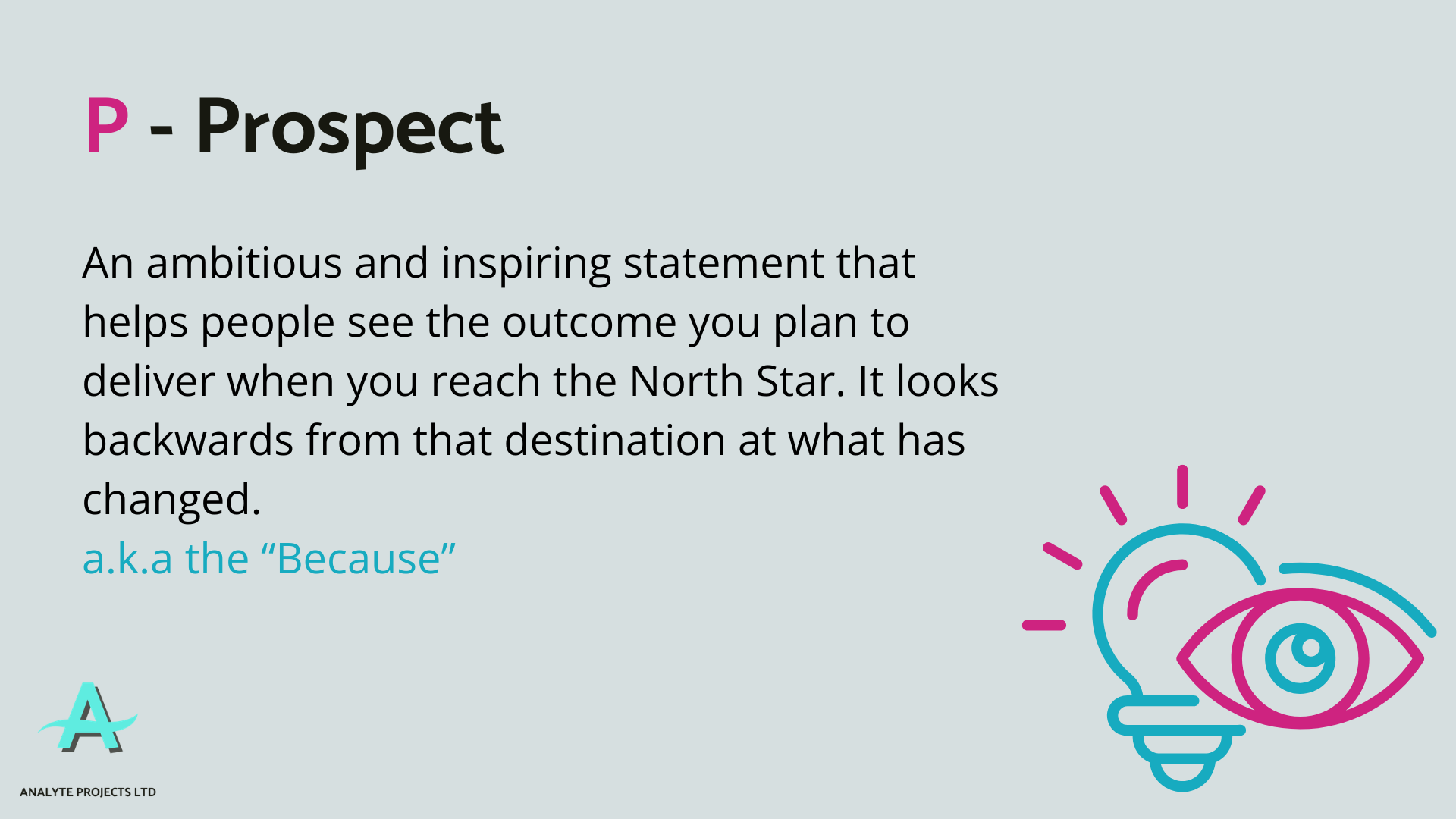 Slide explaining your Prospect element