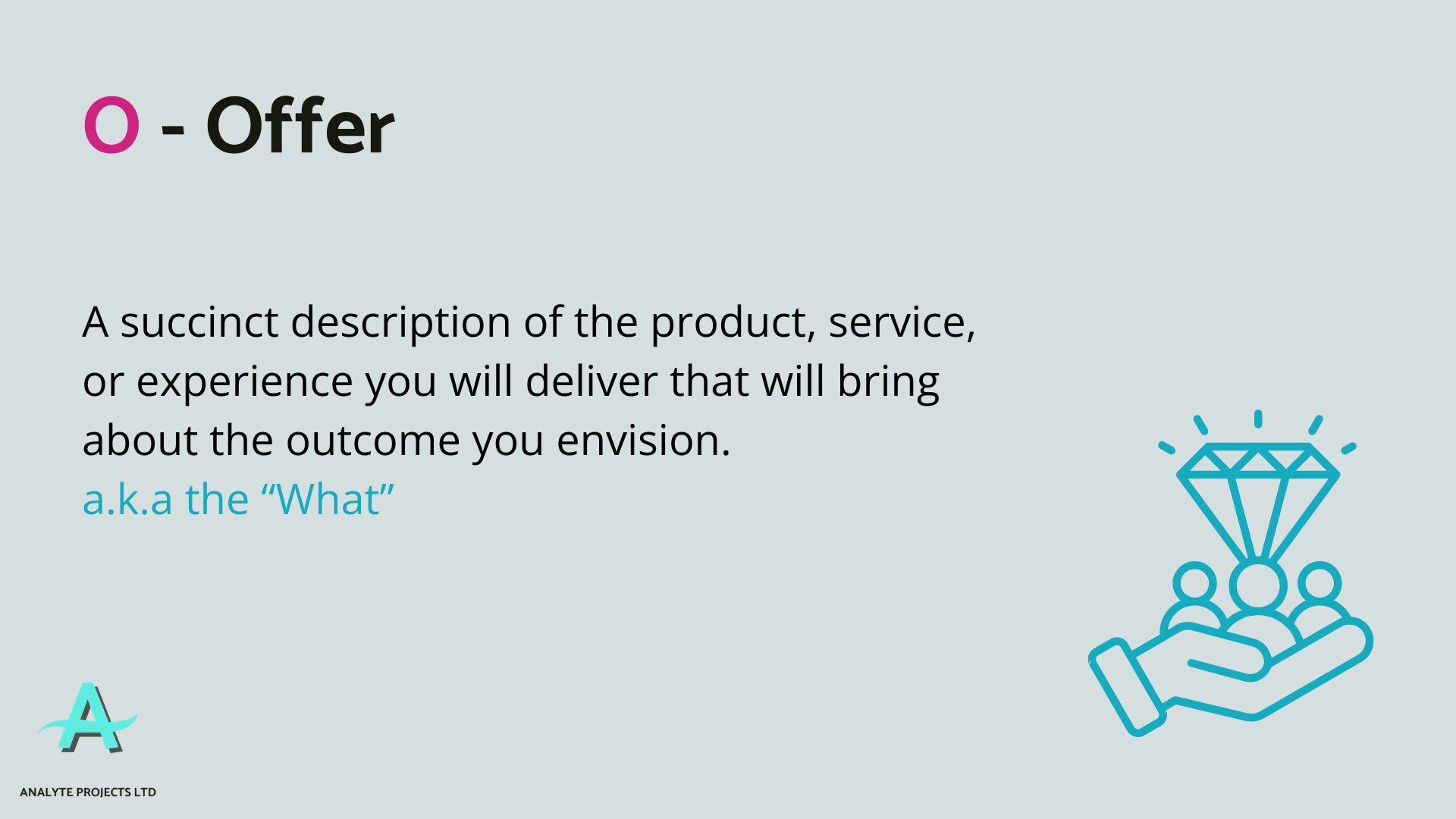 Slide explaining your Offer element