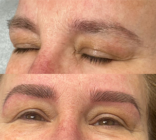 Before & After Eyebrow Microblading