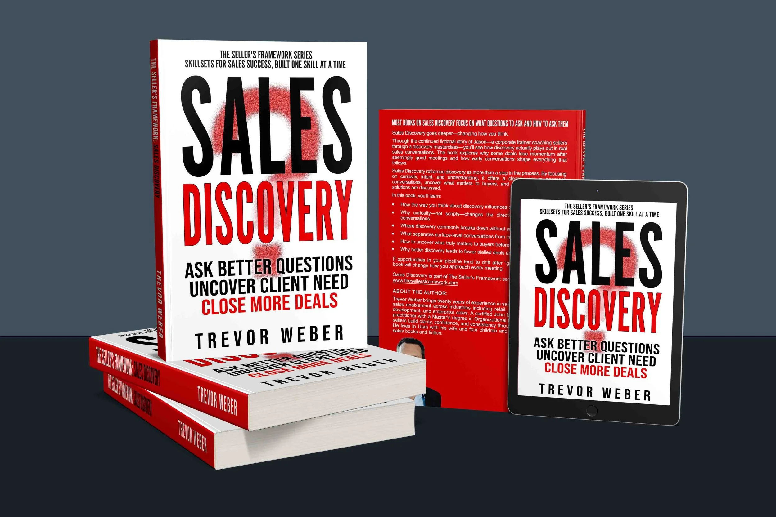 Digital display with words 'COMING SOON' in glowing white letters with a background of stars, set on a circular stage. Discovery That Delivers — frameworks for uncovering customer needs, creating value, and driving meaningful conversations in sales.