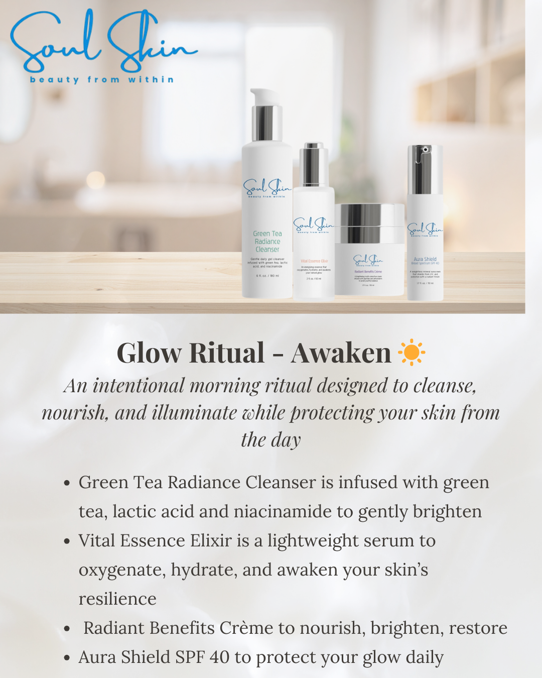 Glow Collection Awaken AM Ritual