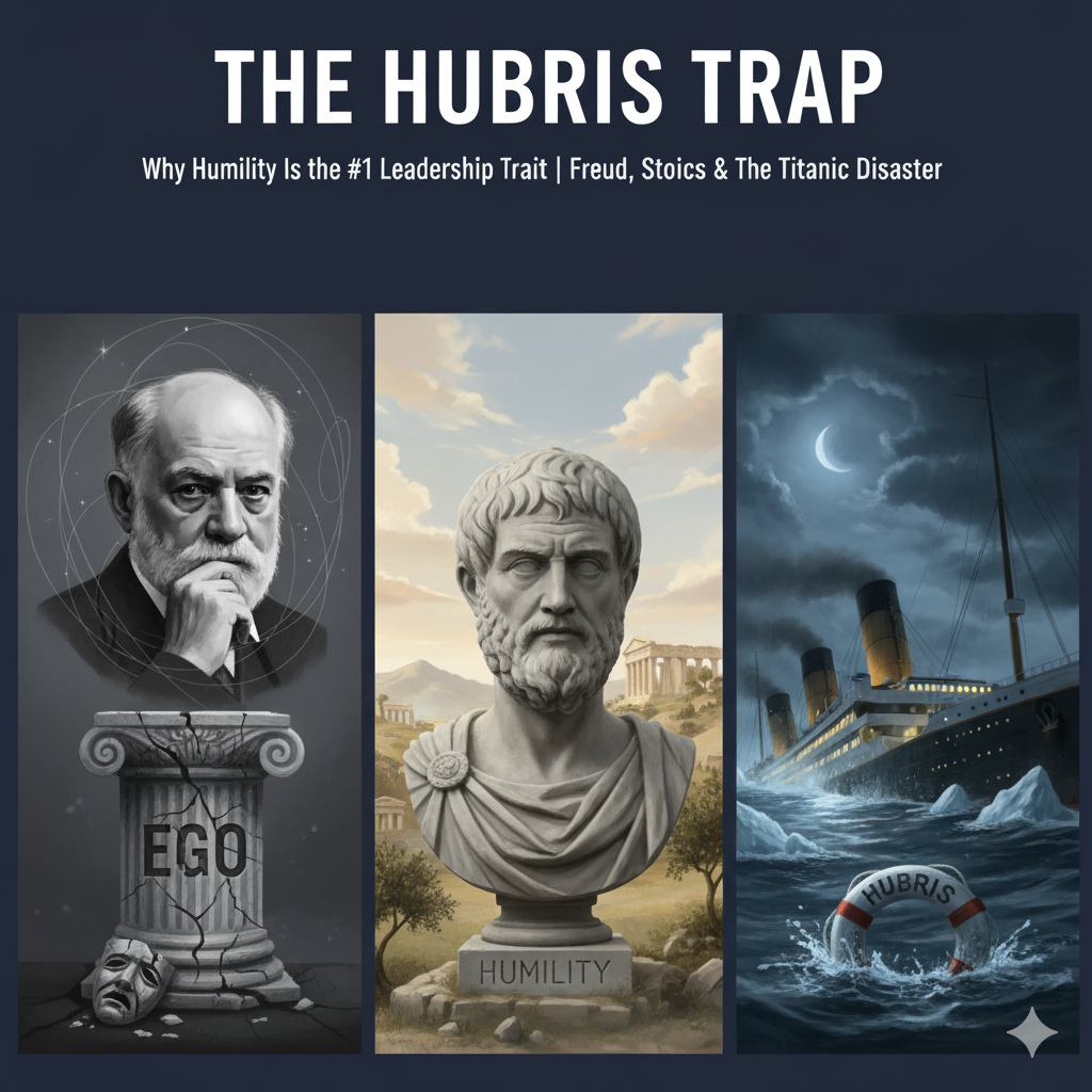 The Hubris Trap: Why Humility Is the #1 Leadership Trait | Freud, Stoics &amp; The Titanic Disaster