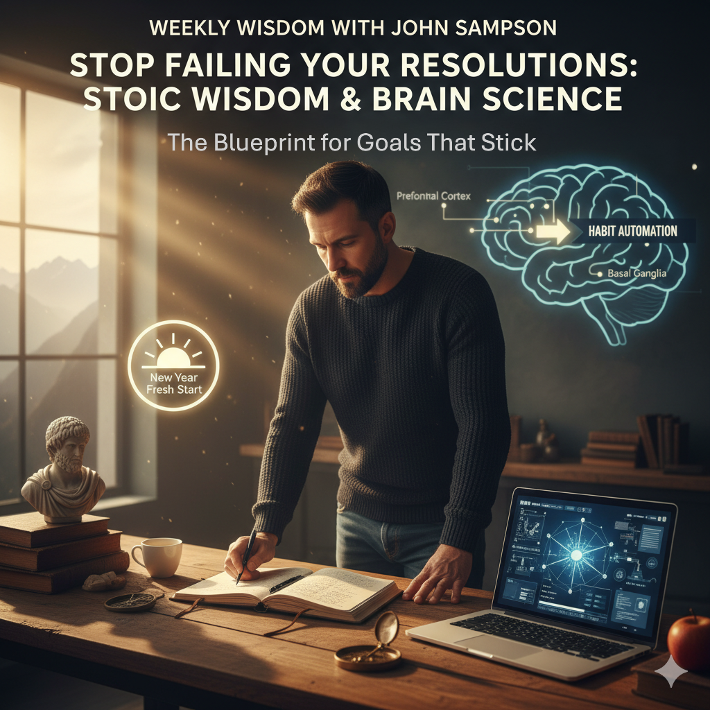 Stop Failing Your Resolutions: Stoic Wisdom &amp; Brain Science for Goals That Stick