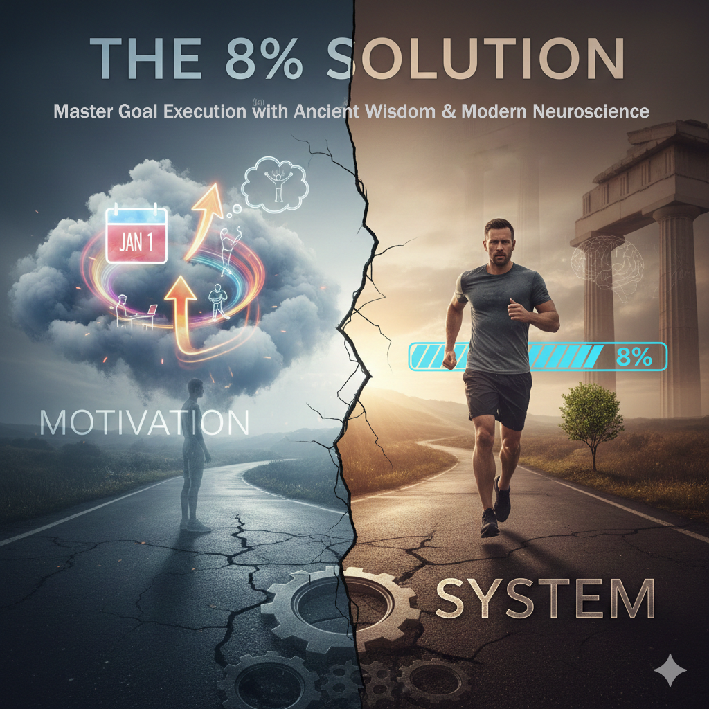 The 8% Solution: Master Goal Execution &amp; Overcome the Intention-Action Gap (Stoic &amp; Neuroscience)