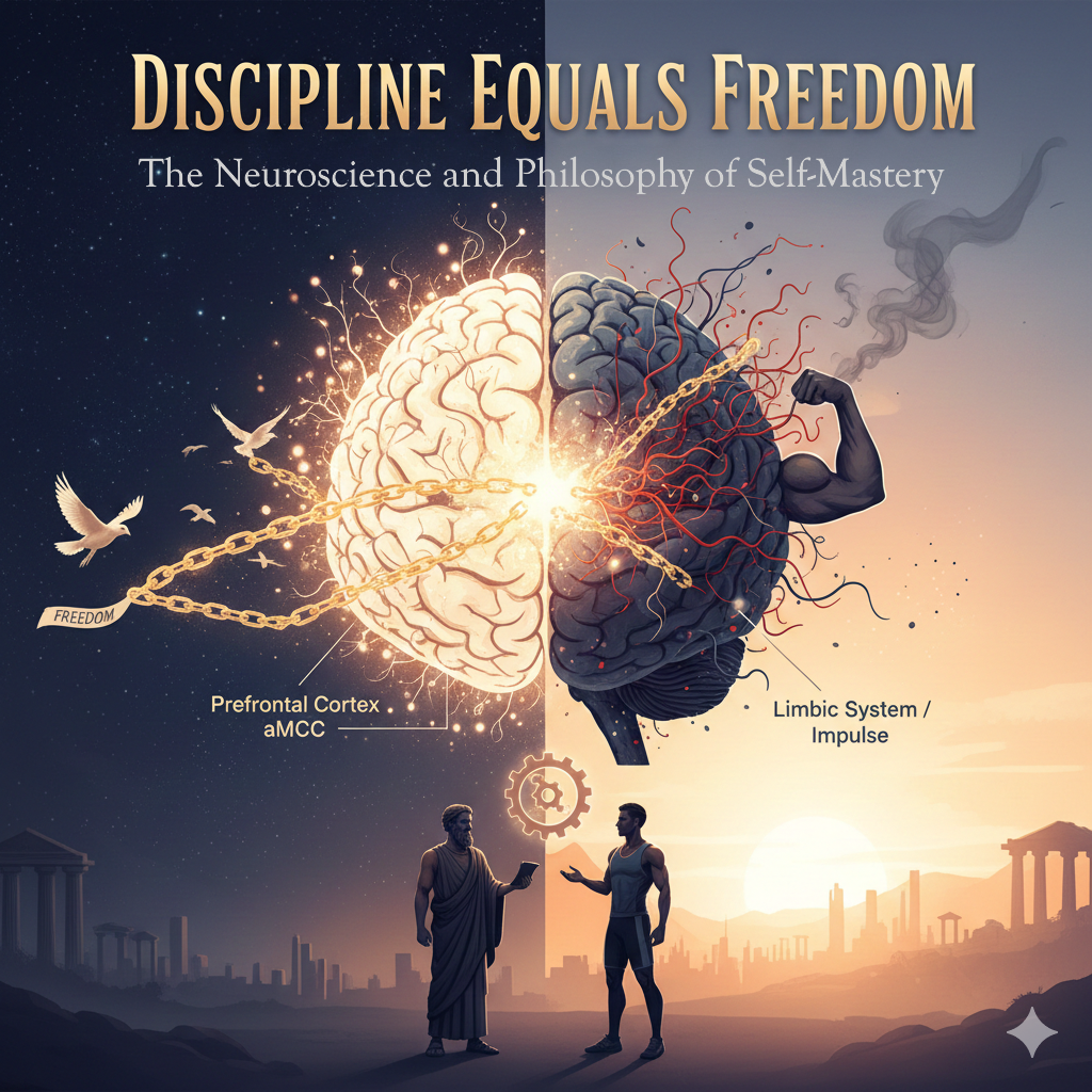 Discipline Equals Freedom: The Neuroscience of Unbreakable Self-Control, Stoic Wisdom, and How to Grow Your aMCC