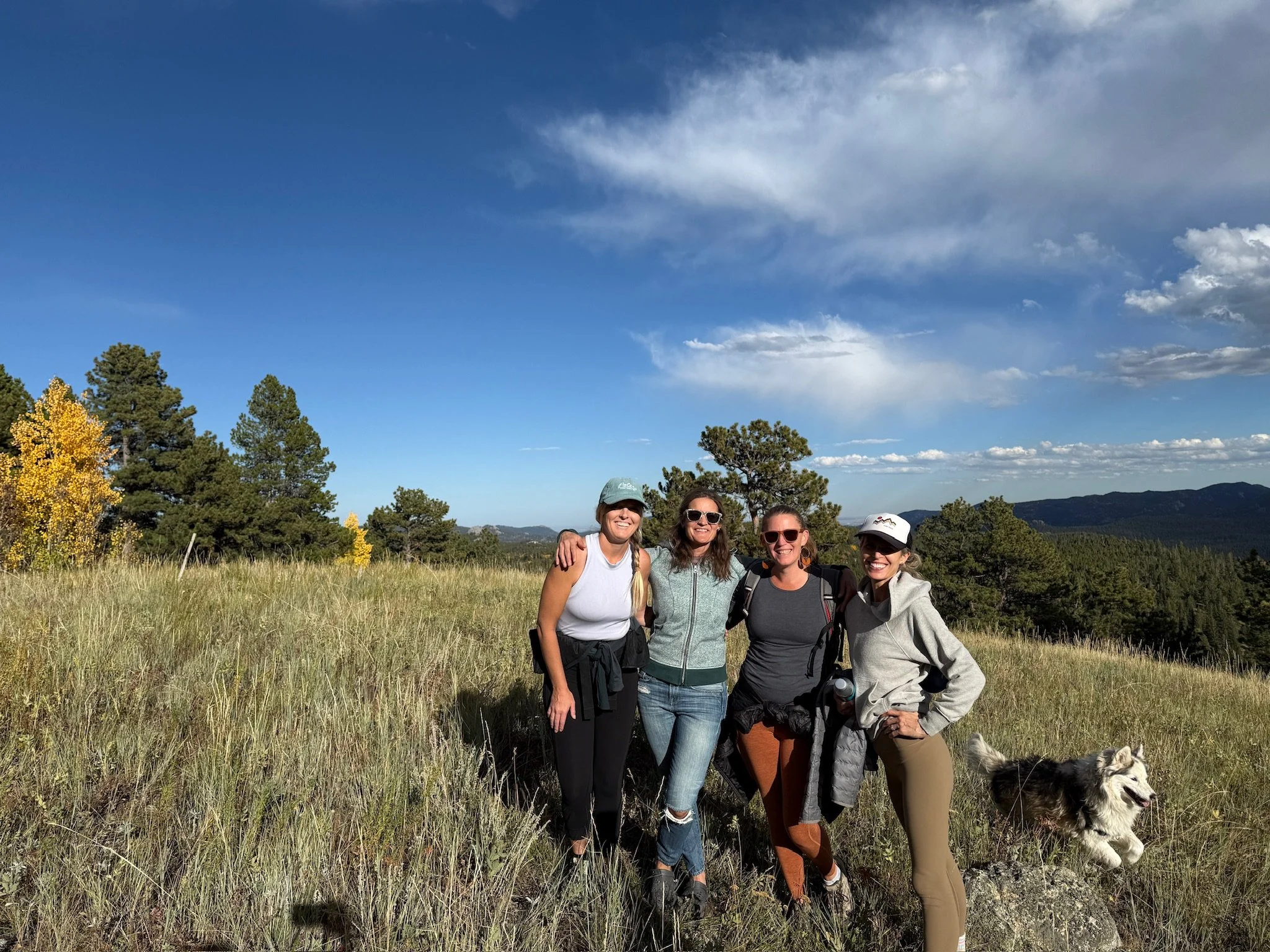 guided nature hike at women's reatreat