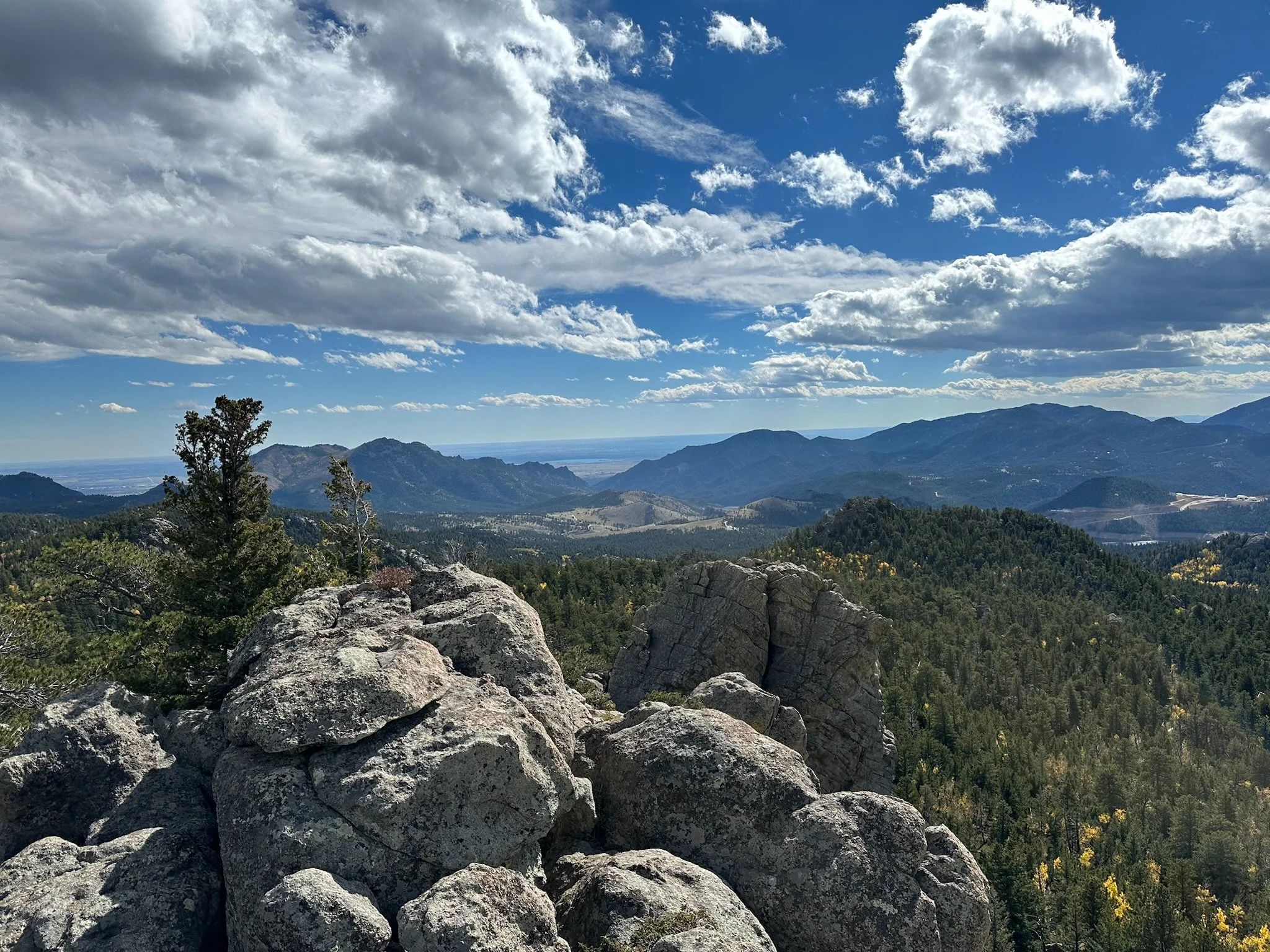 group nature hike near Boulder, Colorado