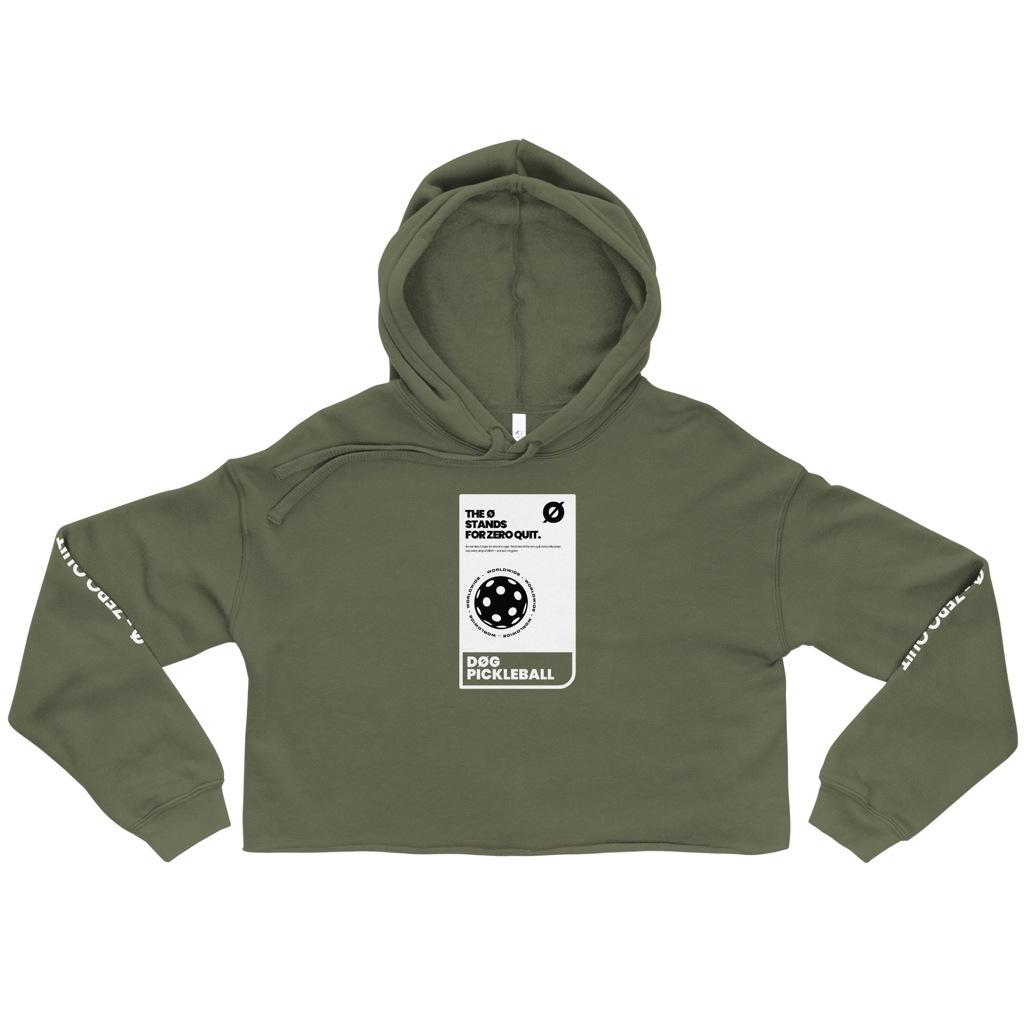 The ØVERCOME Crop Hoodie
