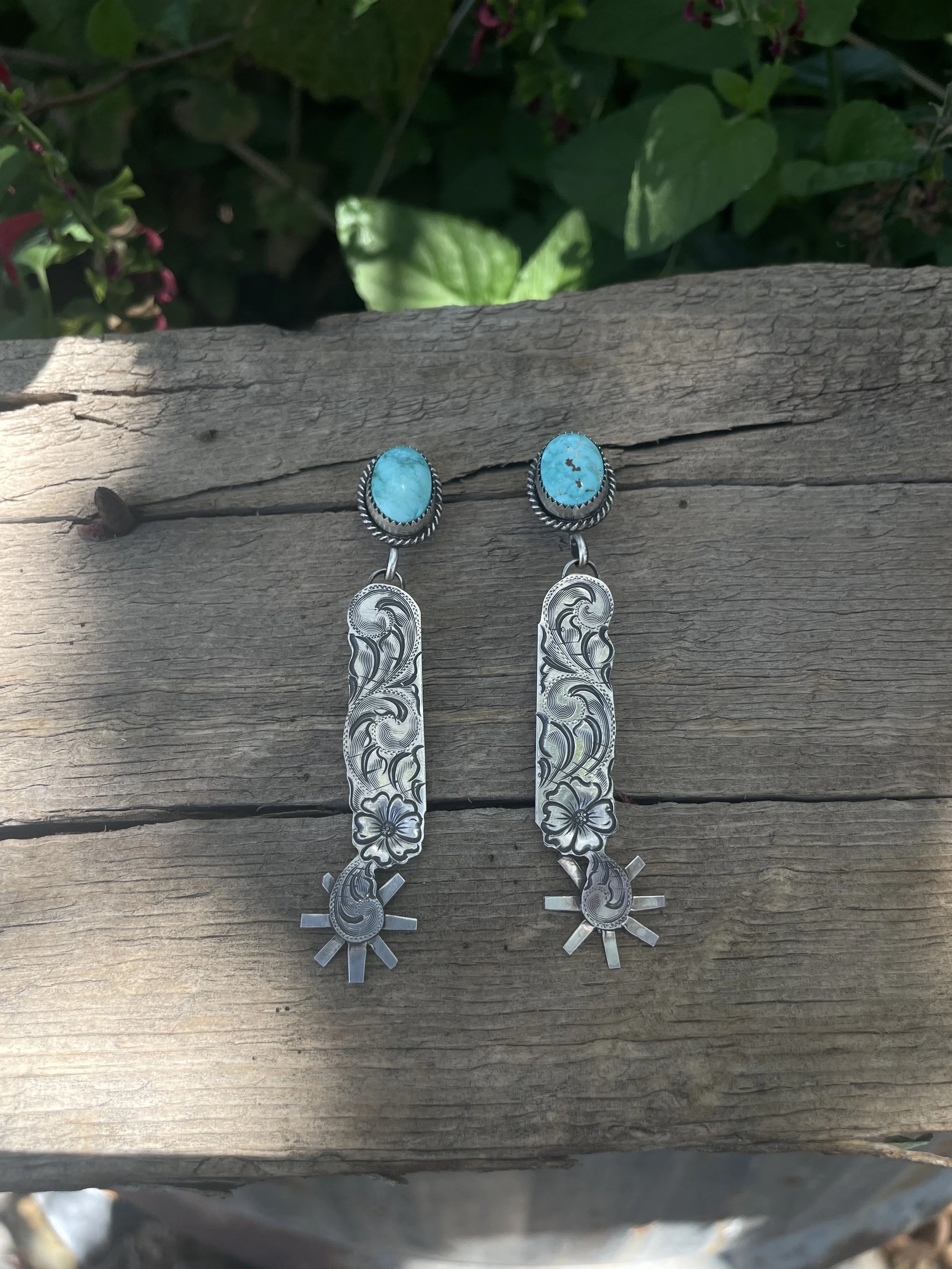 Lone Mountain Spur Earrings