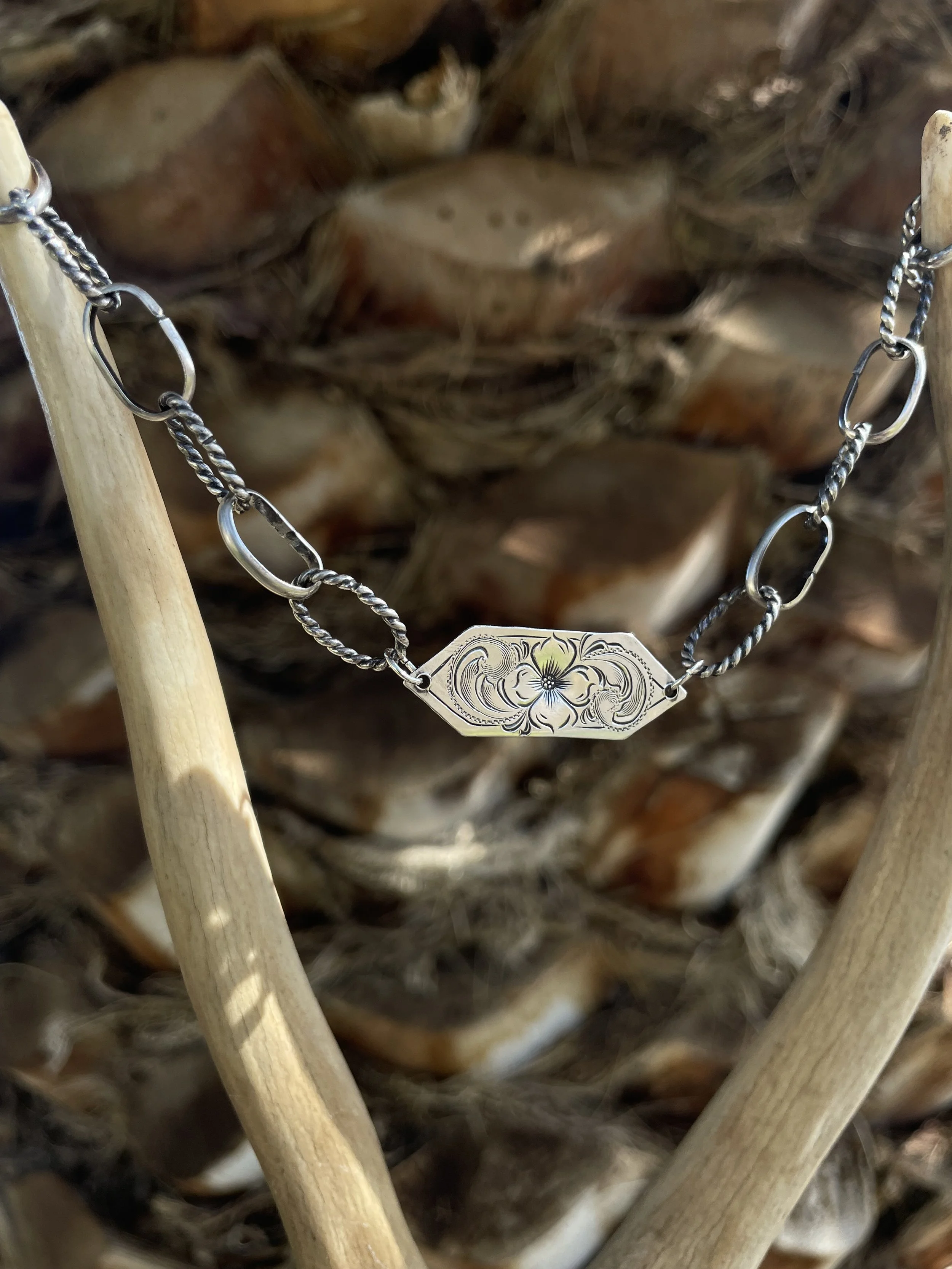 Engraved Bar Bracelet