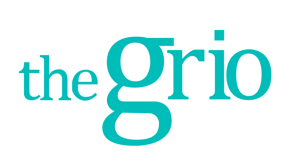 Word cloud with the words 'the' and 'griot' in different sizes and shades of blue.