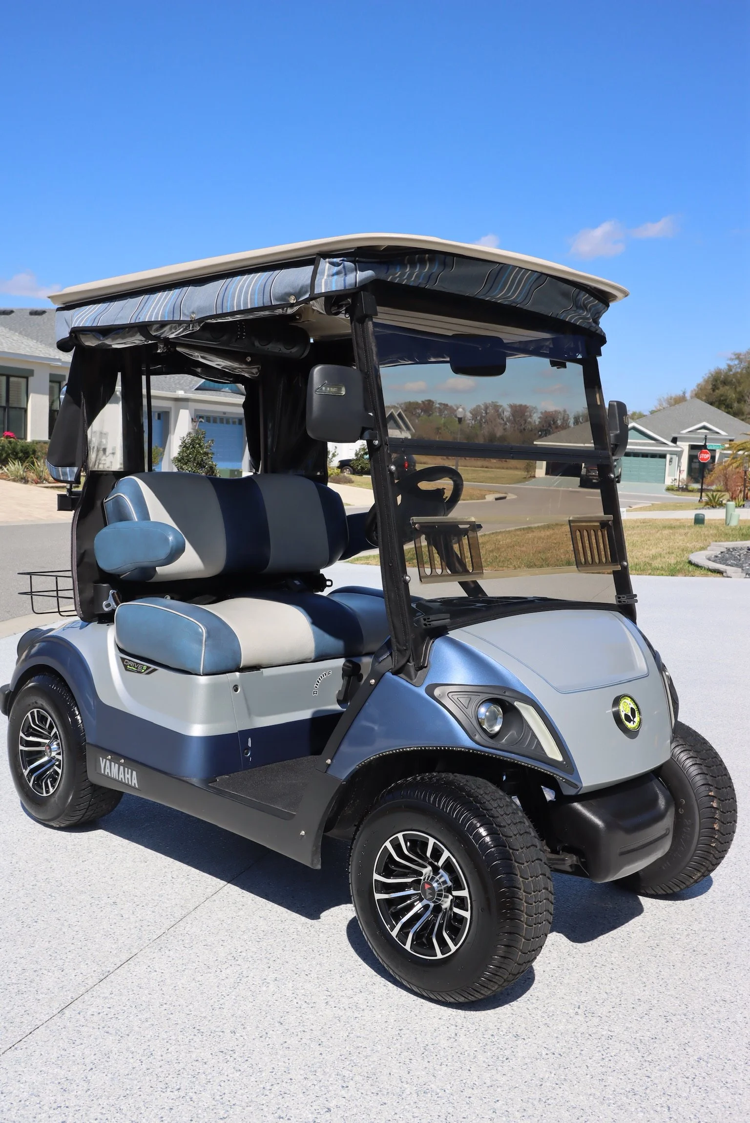 full service detail completed on golf cart in the villages