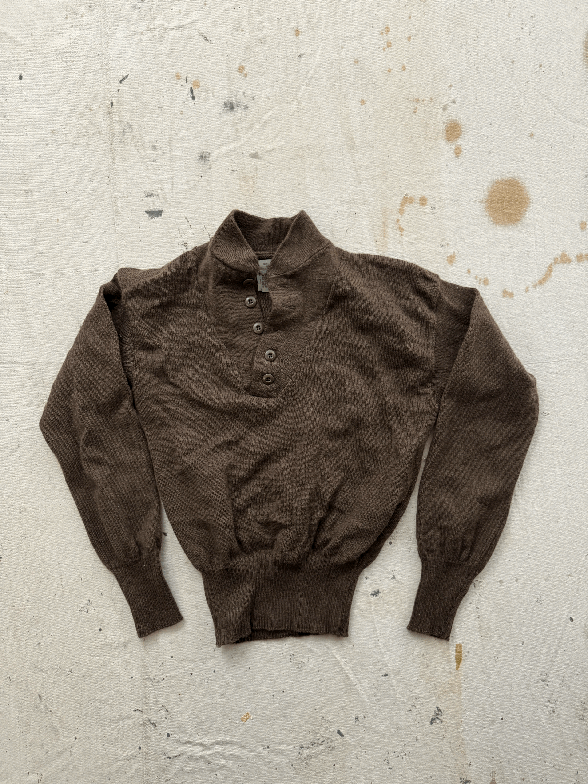 MILITARY WOOL SWEATER